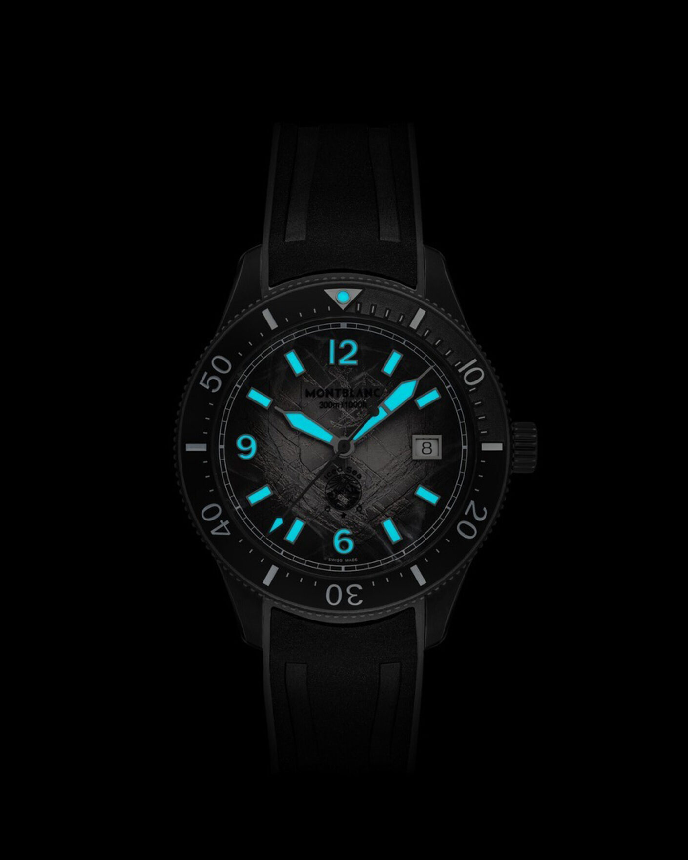 Herre | Montblanc Iced Sea Automatic Date 0 Oxygen Grey | Montblanc | Iced Sea Automatic Date 0 Oxygen Grey