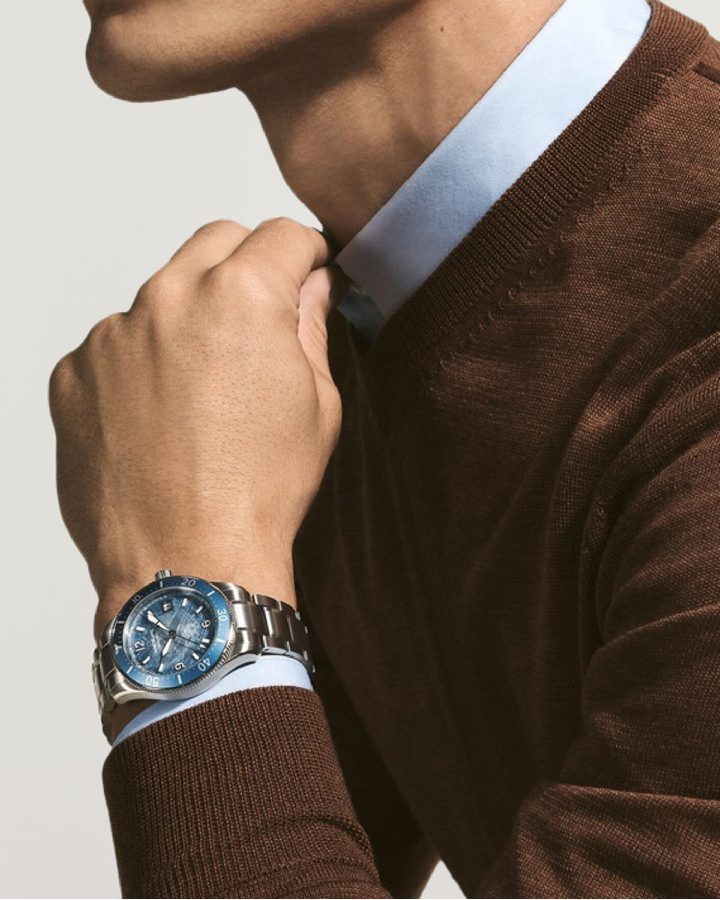 Herre | Montblanc Iced Sea Automatic Date 0 Oxygen Light Blue | Montblanc | Iced Sea Automatic Date 0 Oxygen Light Blue