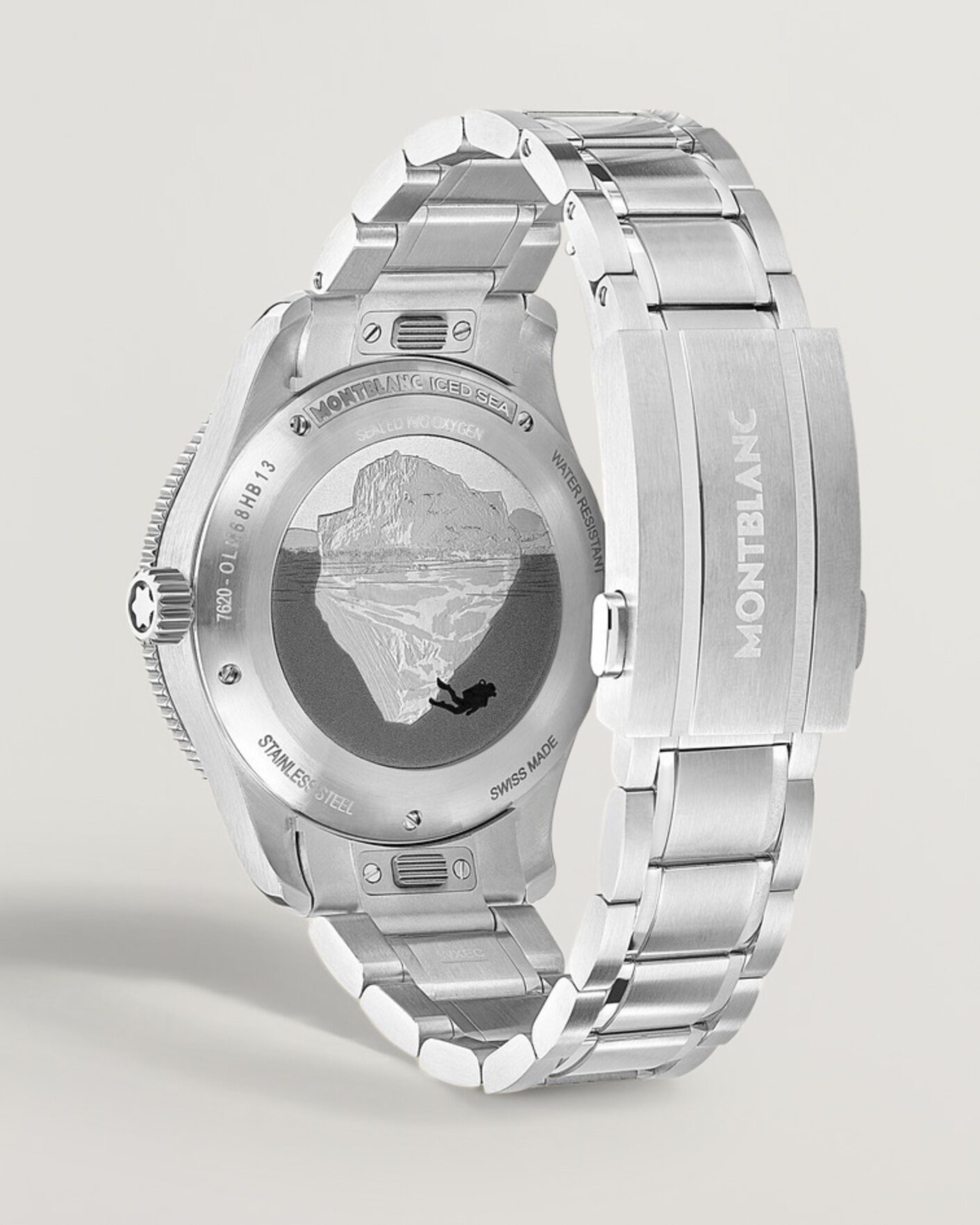 Herre | Montblanc Iced Sea Automatic Date 0 Oxygen White | Montblanc | Iced Sea Automatic Date 0 Oxygen White