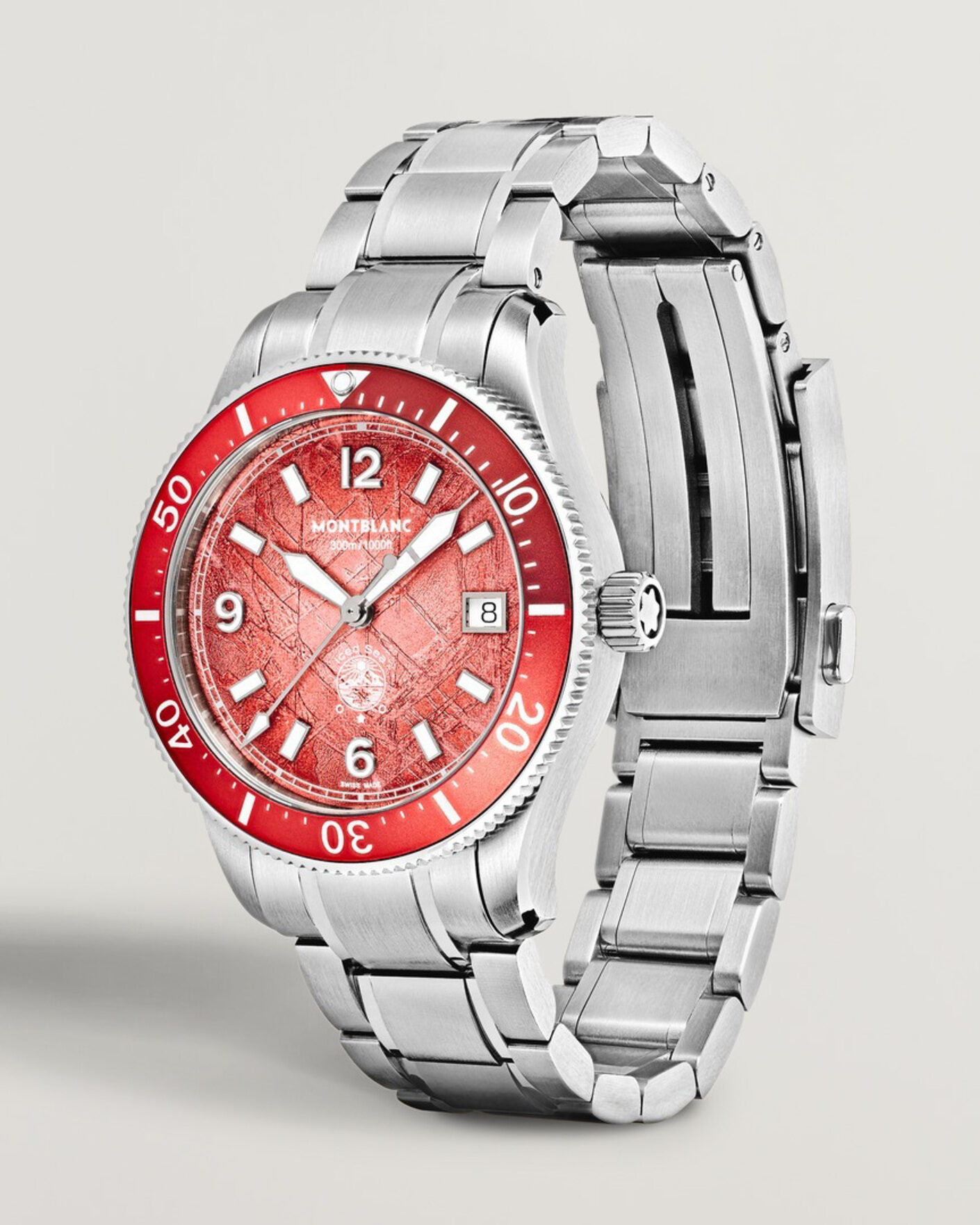 Herre | Montblanc Iced Sea Automatic Date 0 Oxygen Limited Red | Montblanc | Iced Sea Automatic Date 0 Oxygen Limited Red