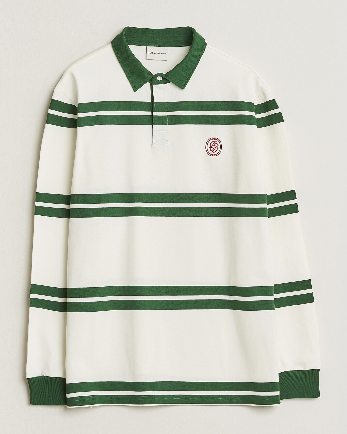 Herre | Gensere | Drôle de Monsieur | Ornament Striped Rugger Water Green