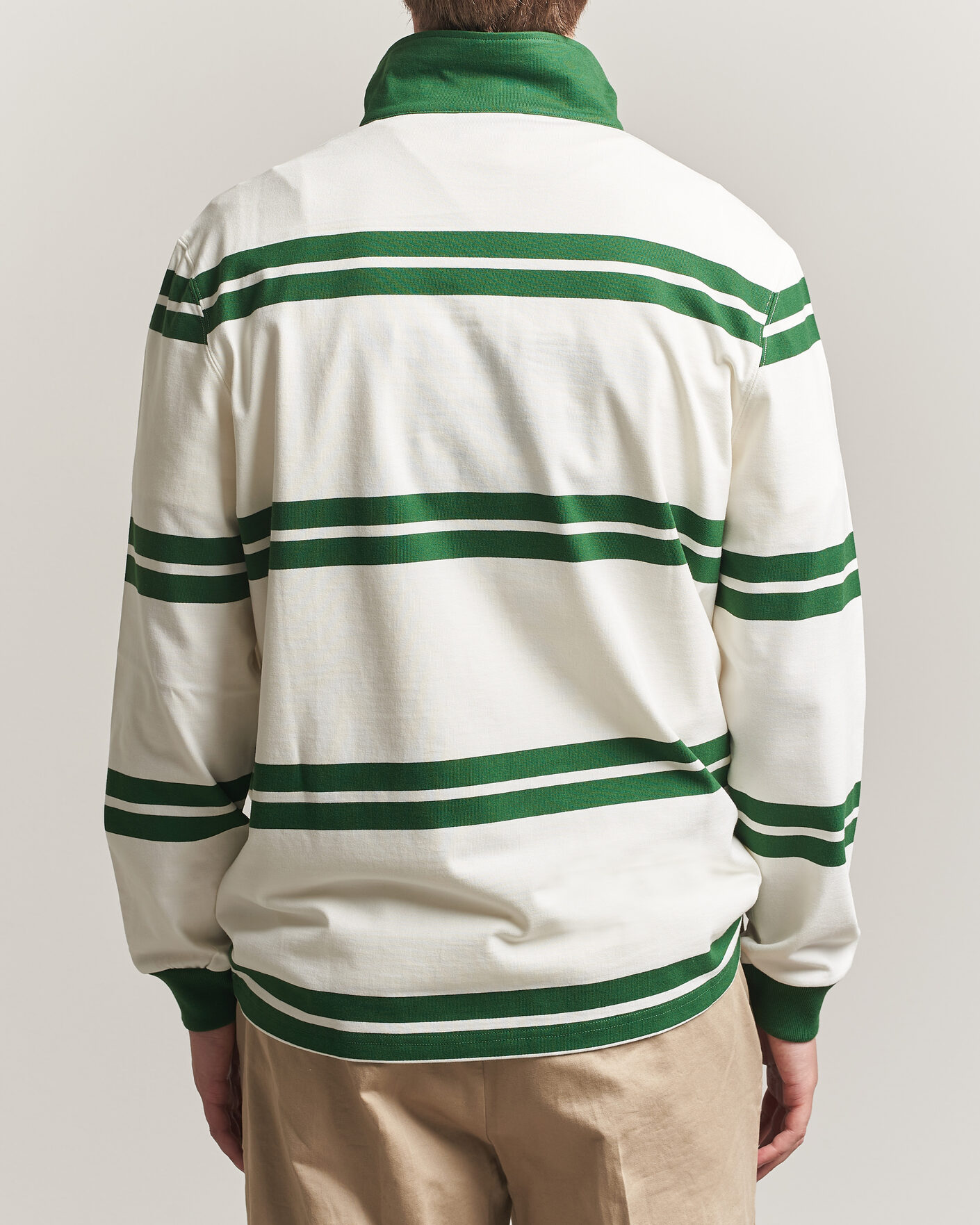 Herre | Gensere | Drôle de Monsieur | Ornament Striped Rugger Water Green