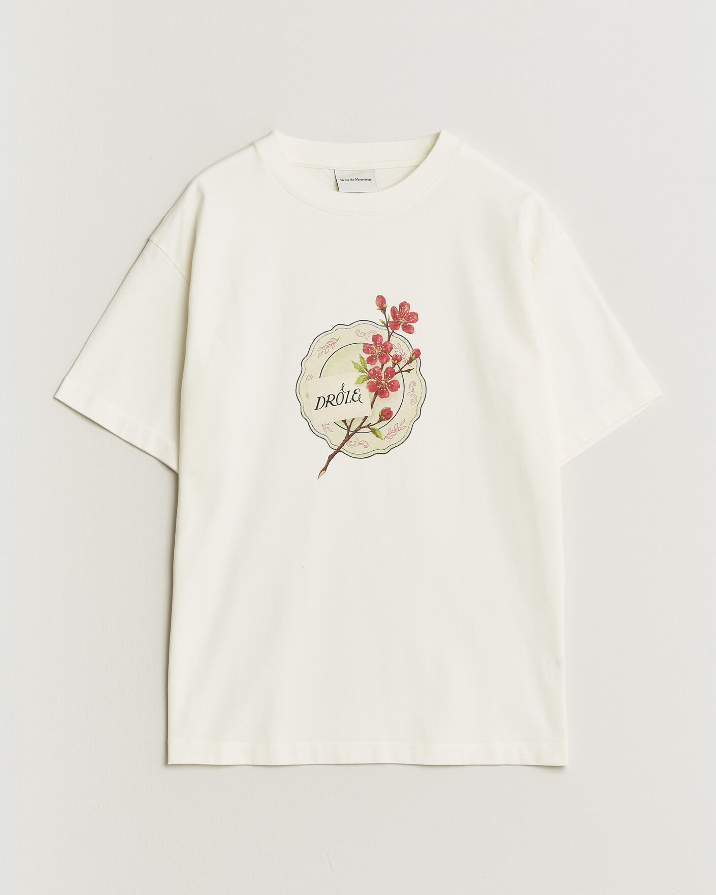 Herre | T-Shirts | Drôle de Monsieur | Porcelaine T-shirt Off White
