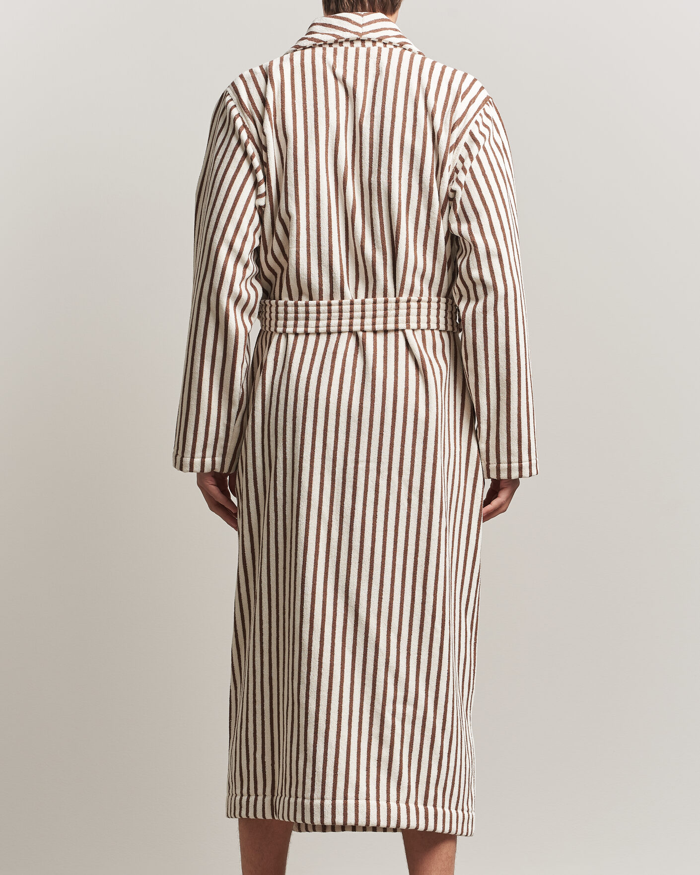 Herre | Pyjamaser og badekåper | Tekla | Organic Terry Classic Bathrobe Kodiak Stripes