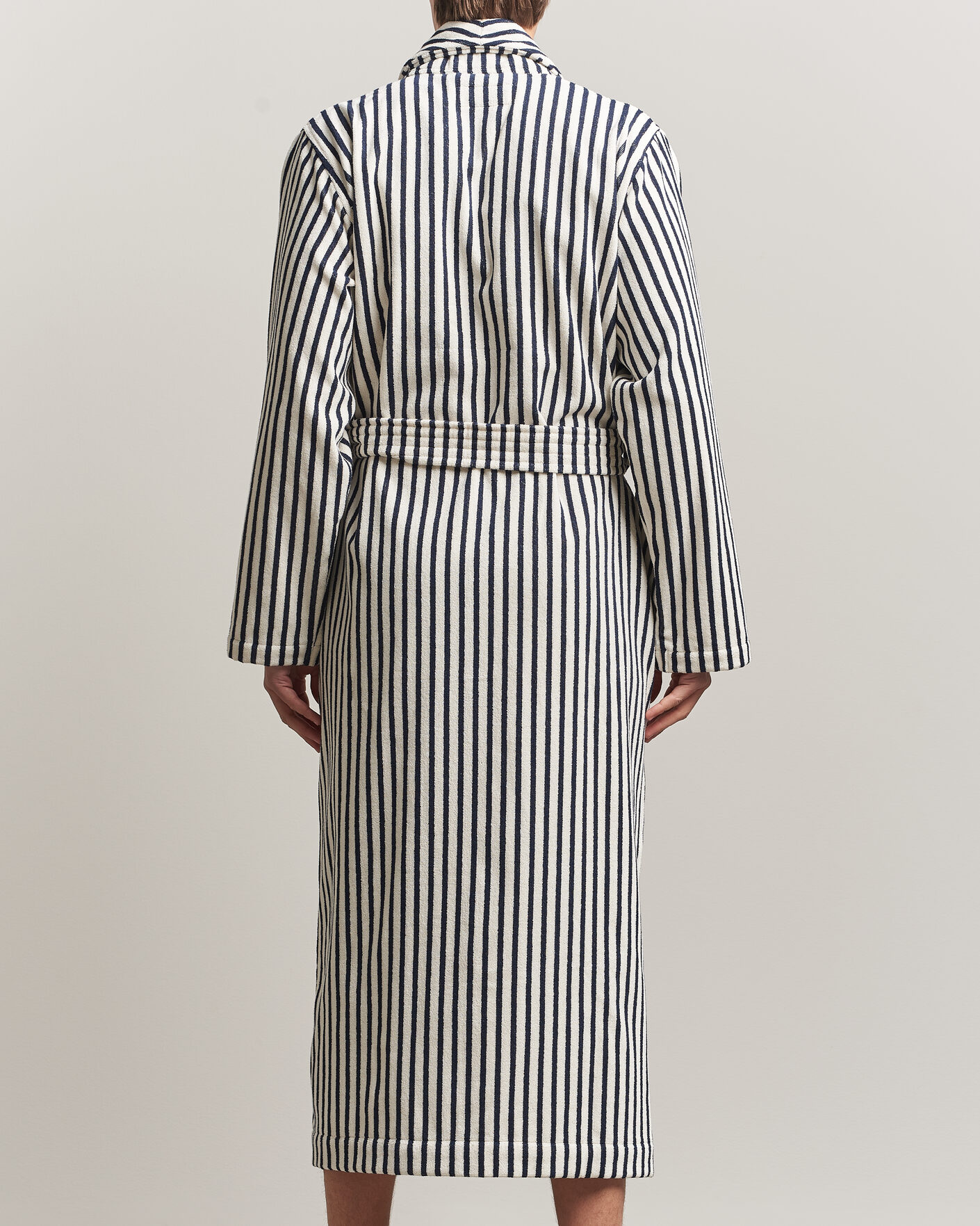 Herre | Pyjamaser og badekåper | Tekla | Organic Terry Classic Bathrobe Sailor Stripes