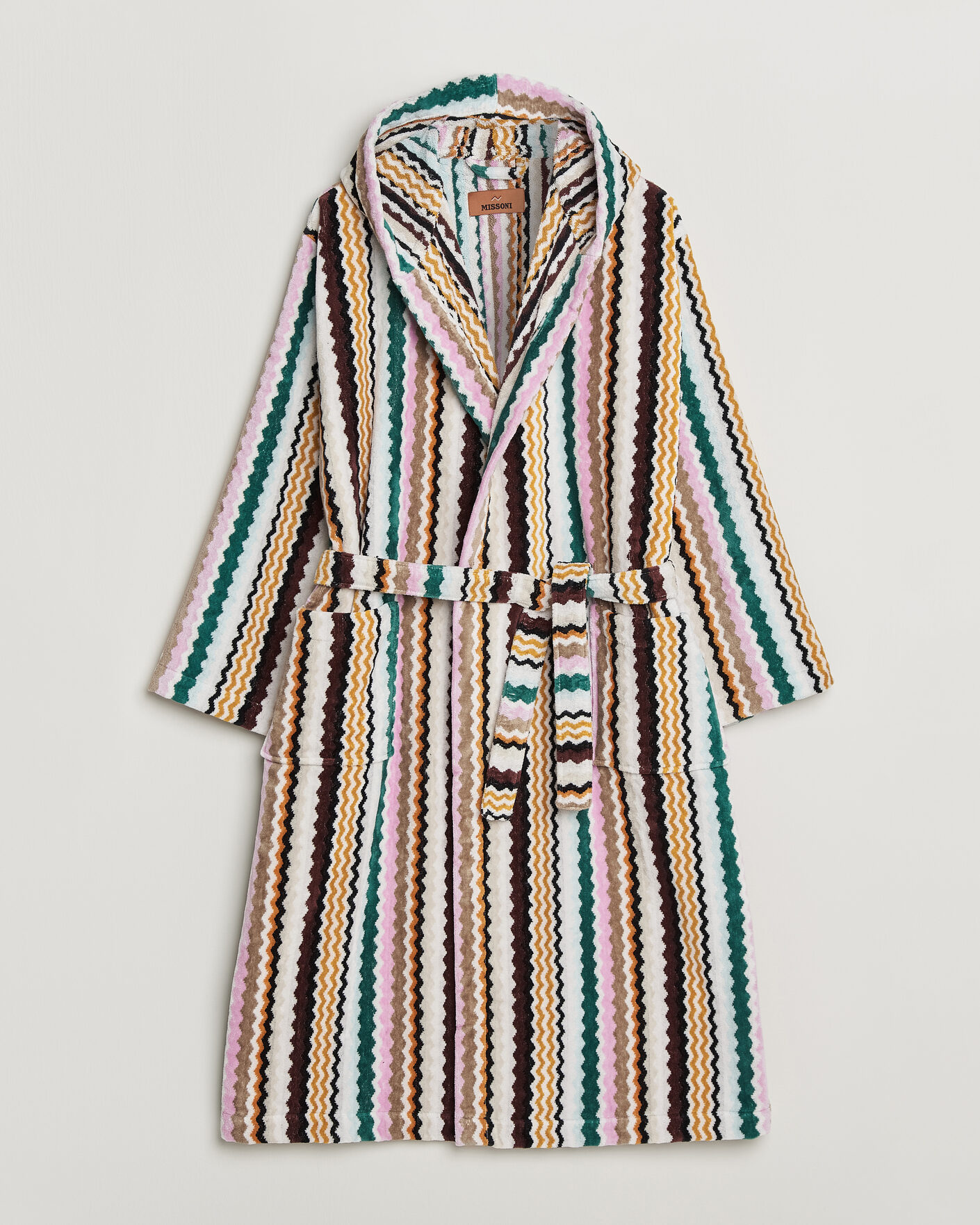 Herre | Pyjamaser og badekåper | Missoni Home | Aura Hooded Bathrobe Multi