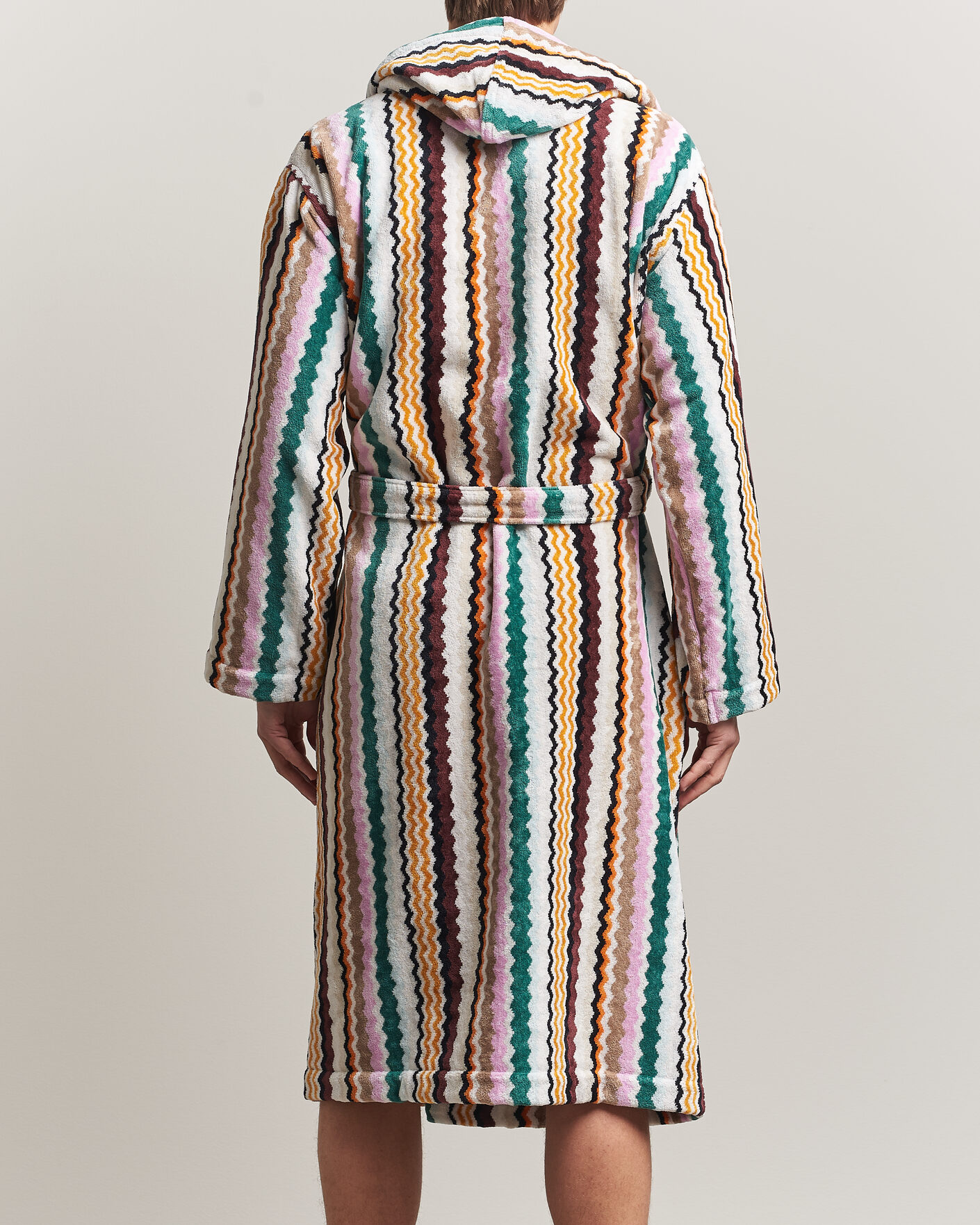 Herre | Pyjamaser og badekåper | Missoni Home | Aura Hooded Bathrobe Multi