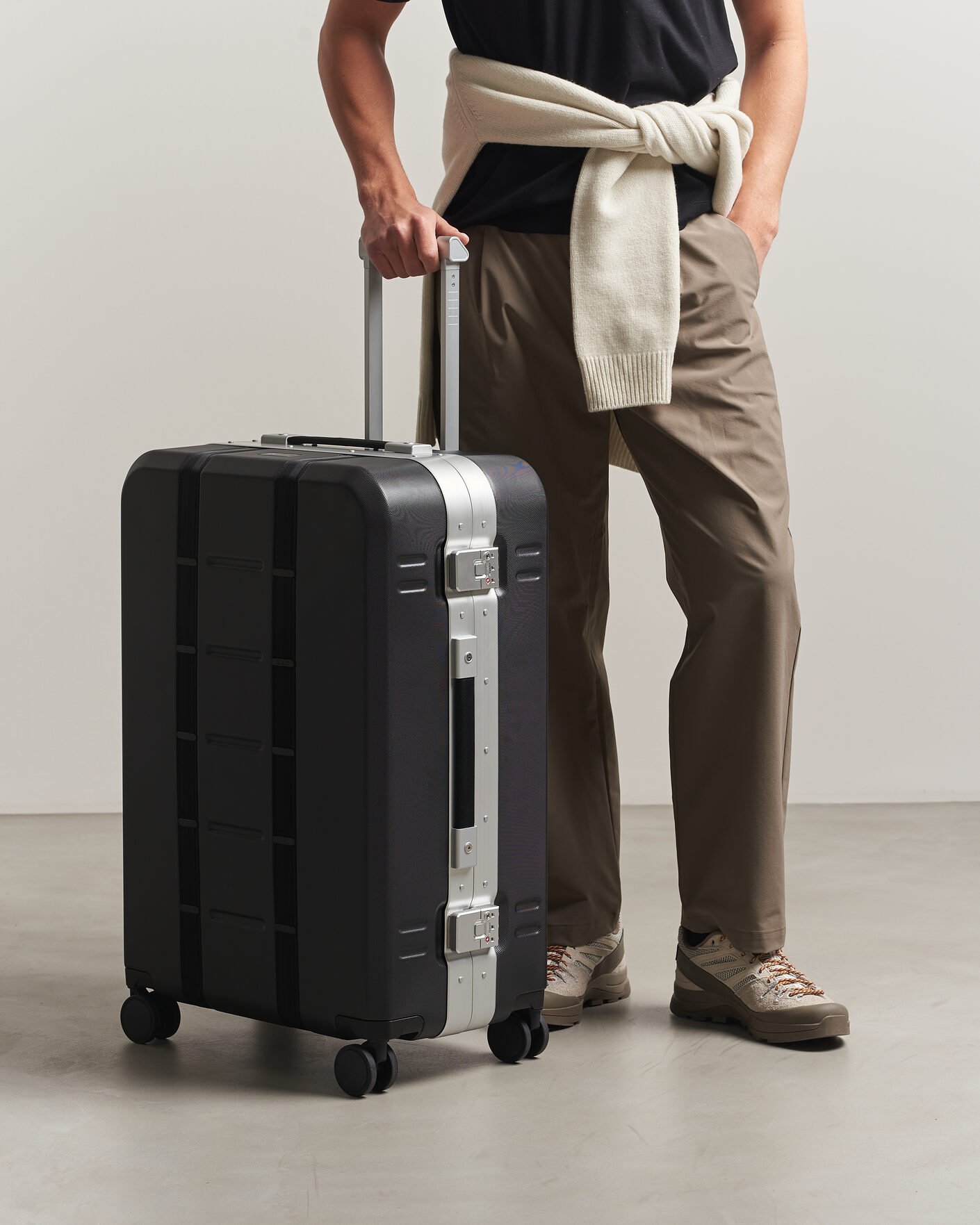 Herre | Vesker | DB | Ramverk Pro Check-In Luggage Large Silver/Black