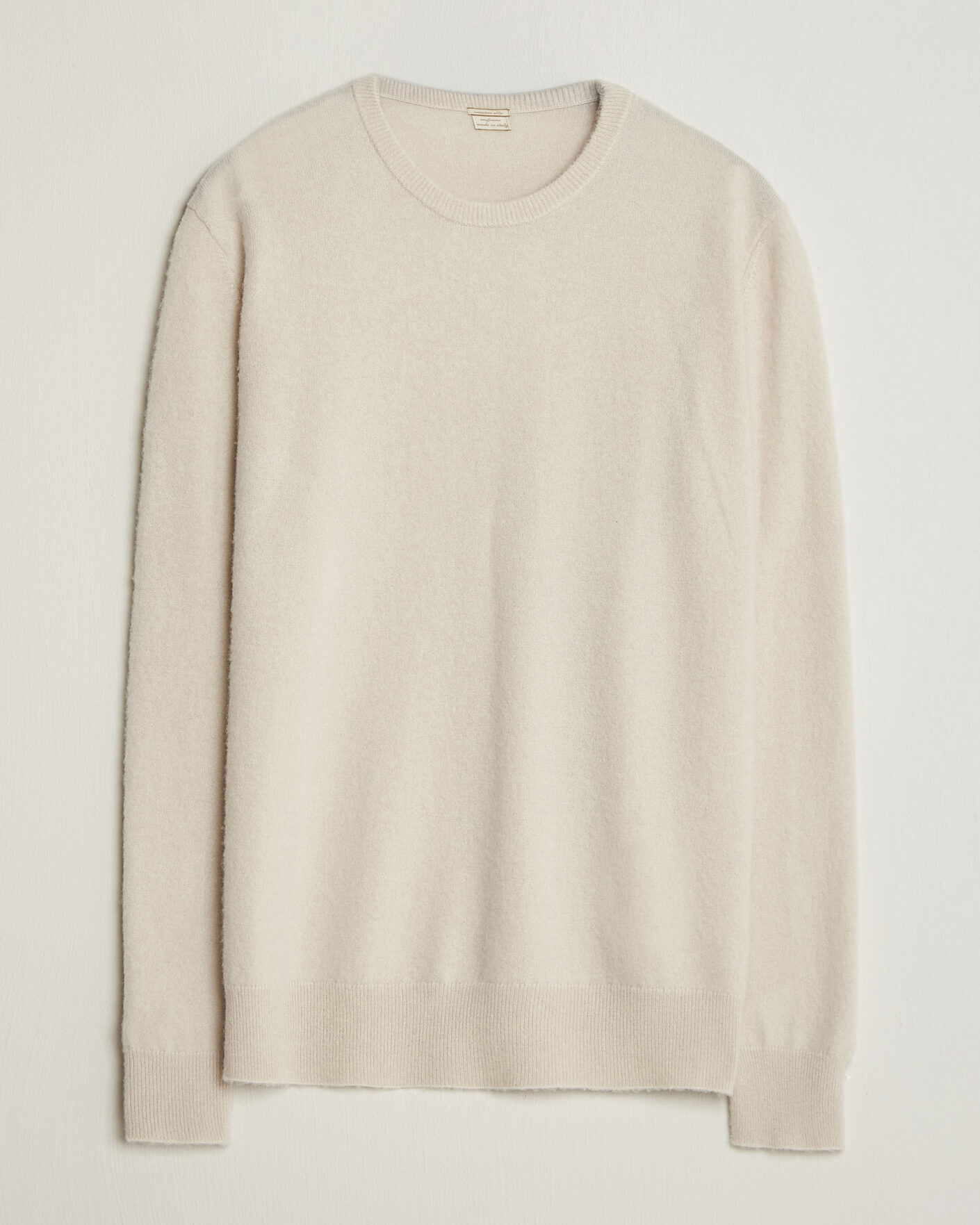 Herre | Gensere | Massimo Alba | Kane Brushed Cashmere Sweater Magnolia