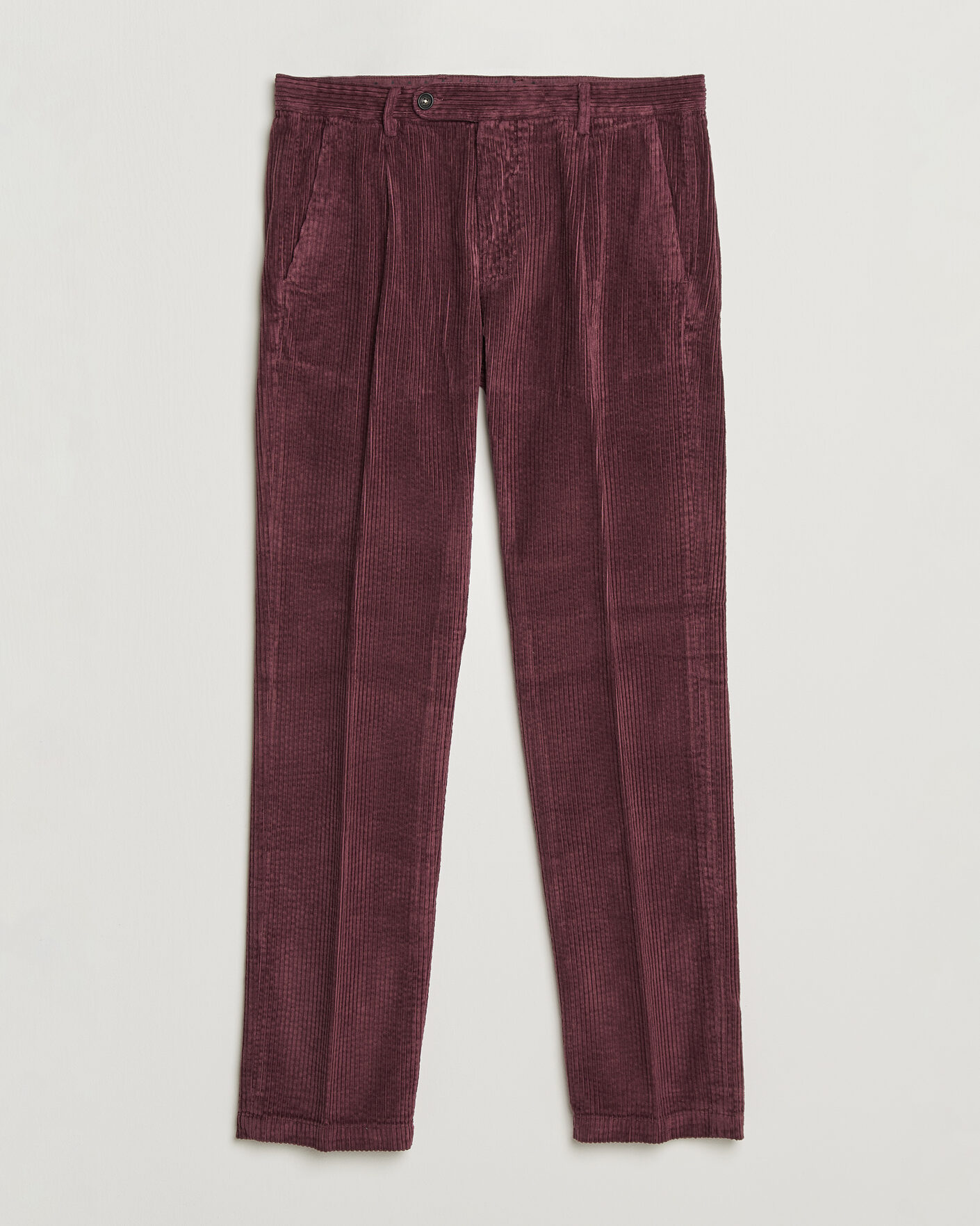 Herre | Bukser | Massimo Alba | Ionio Pleated Corduroy Pants Rose Brown