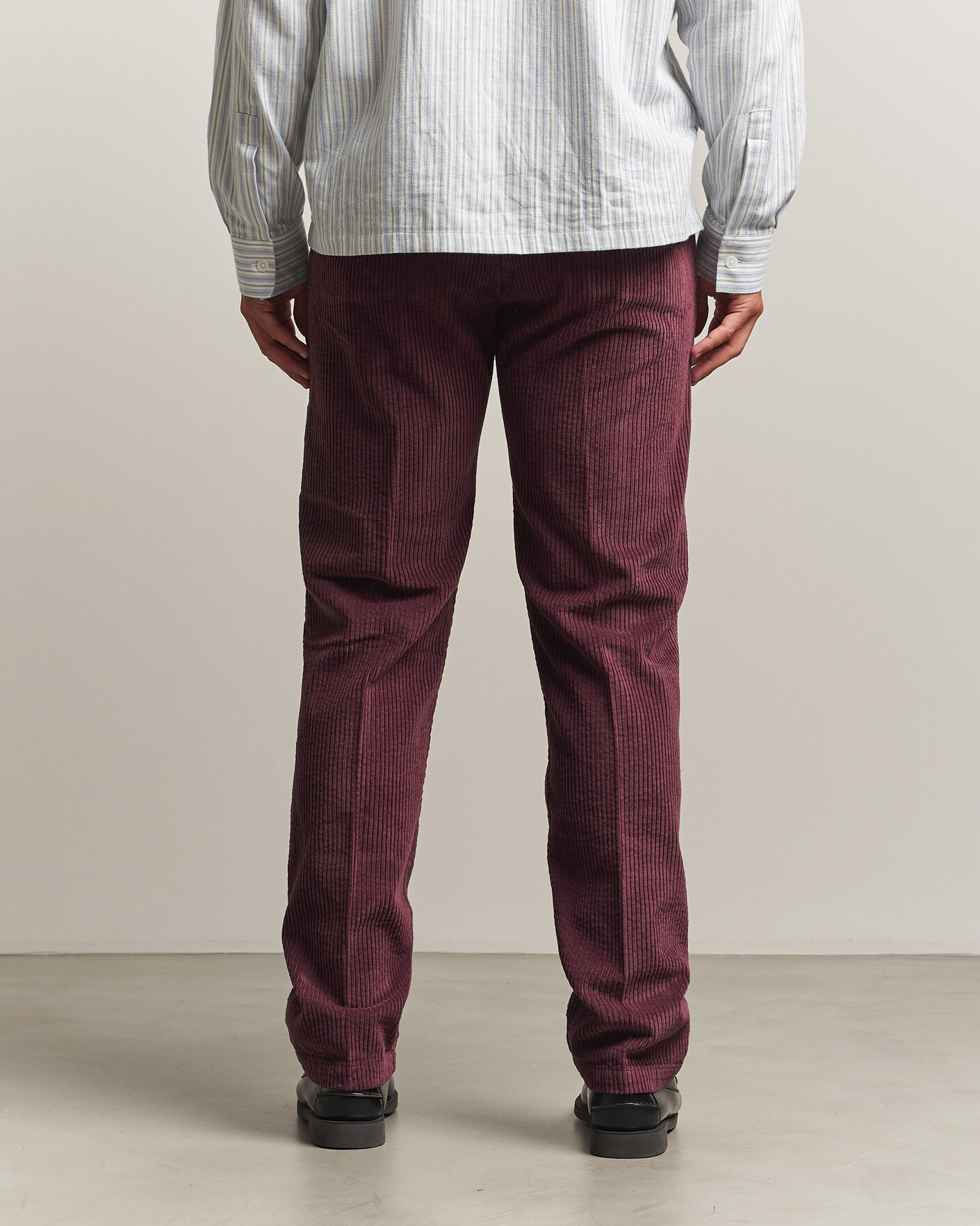 Herre | Bukser | Massimo Alba | Ionio Pleated Corduroy Pants Rose Brown