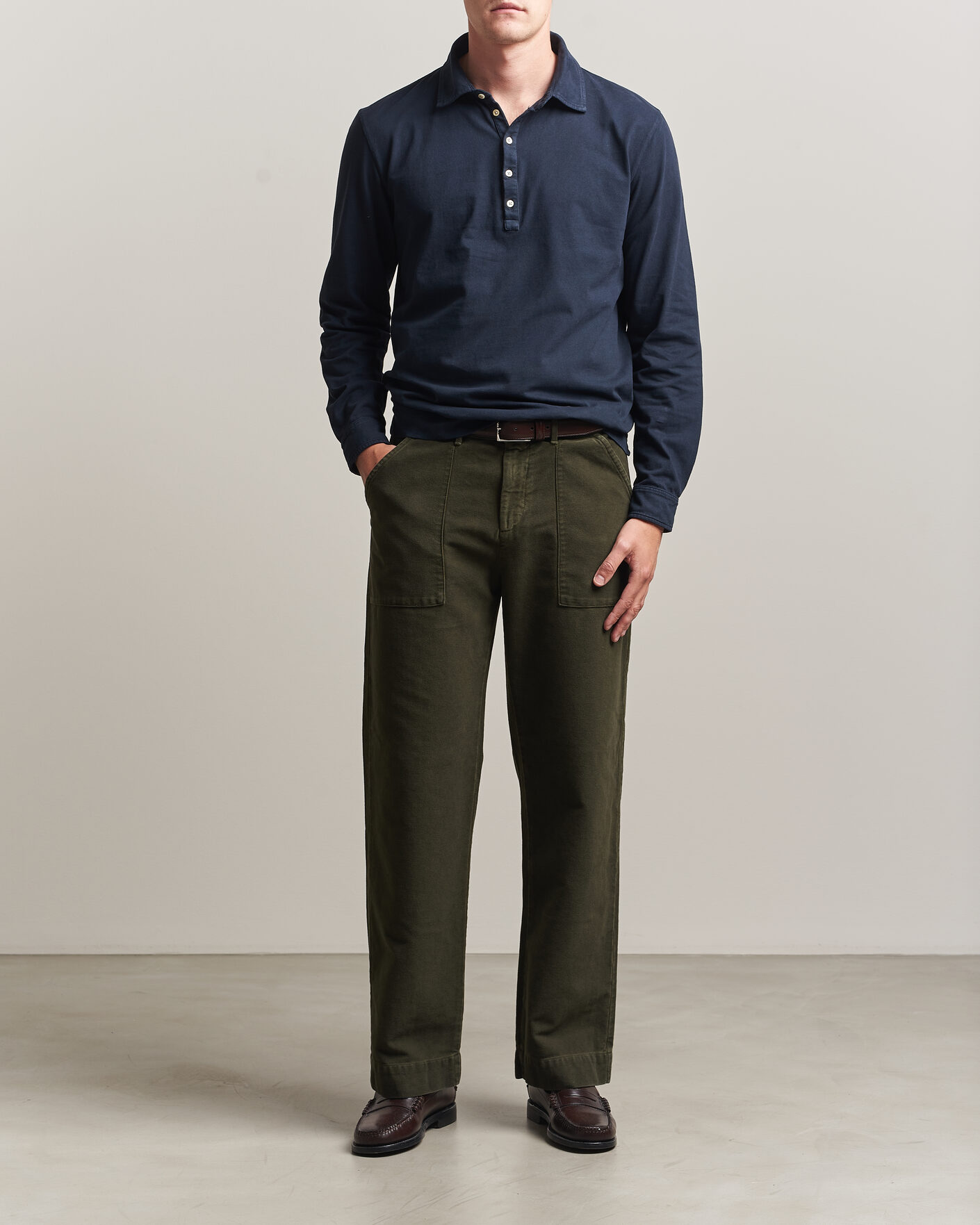 Herre | Bukser | Massimo Alba | Regata Moleksine Pants Forest Night