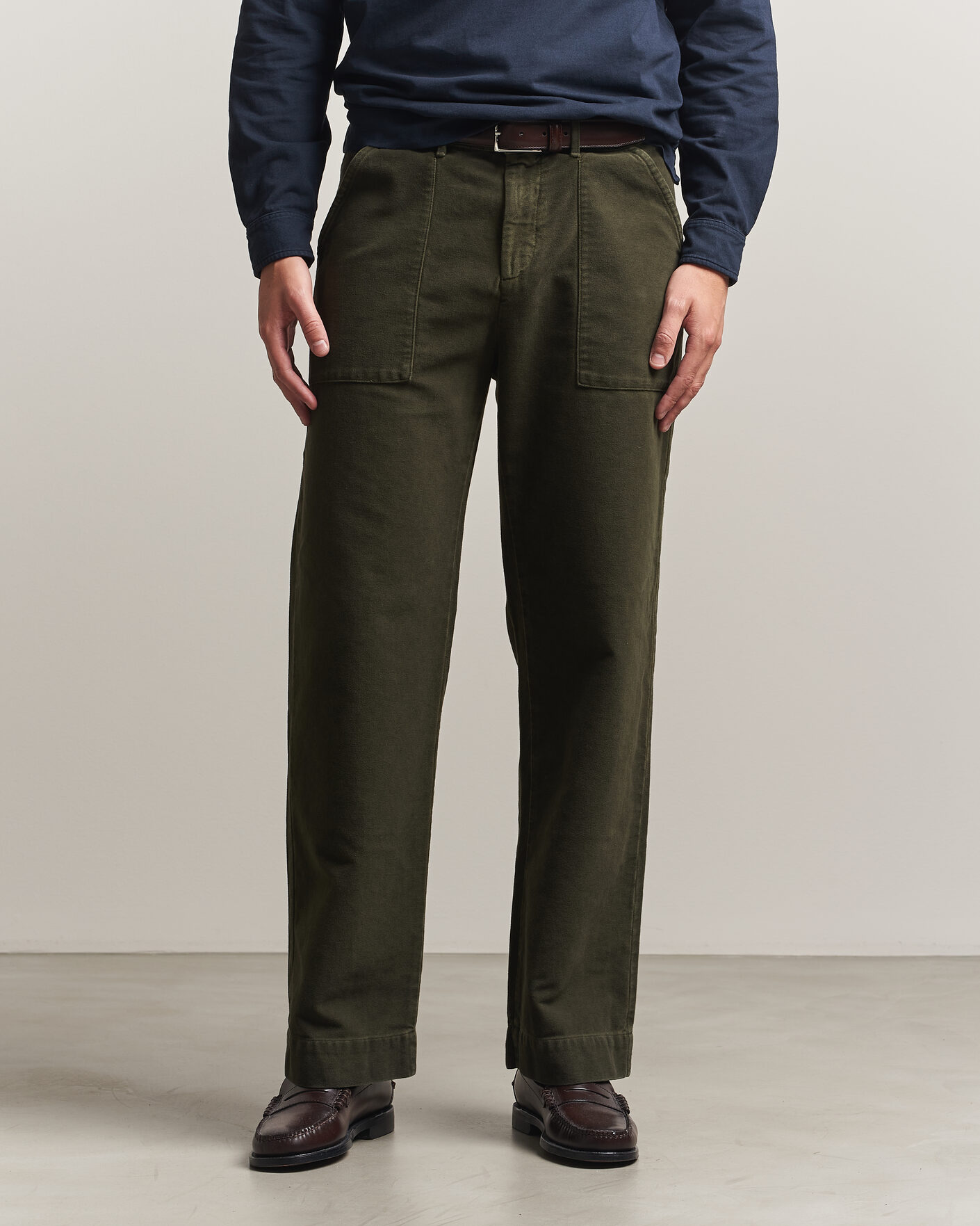 Herre | Bukser | Massimo Alba | Regata Moleksine Pants Forest Night