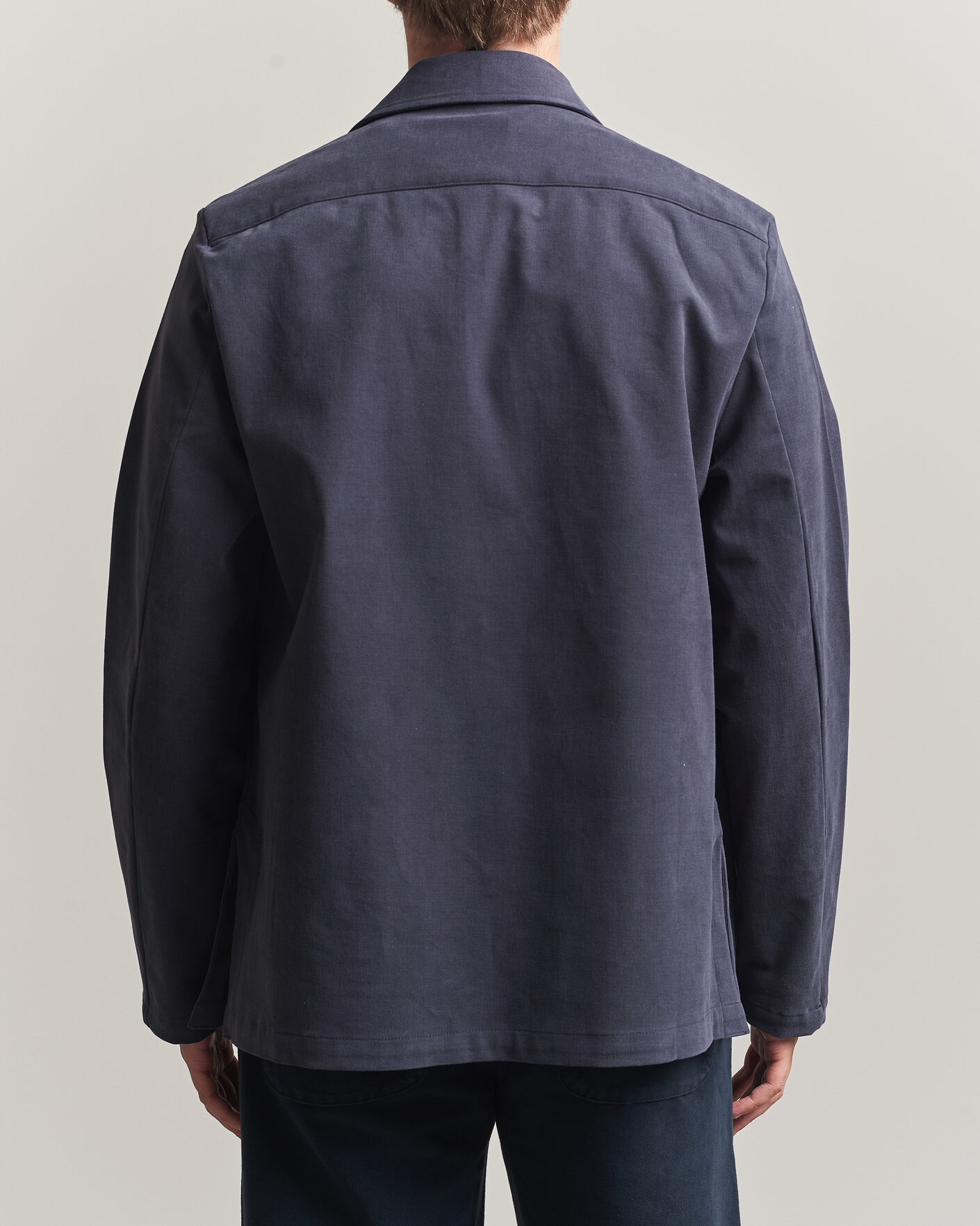 Herre | Jakker | Massimo Alba | Florida Brushed Cotton Jacket Navy