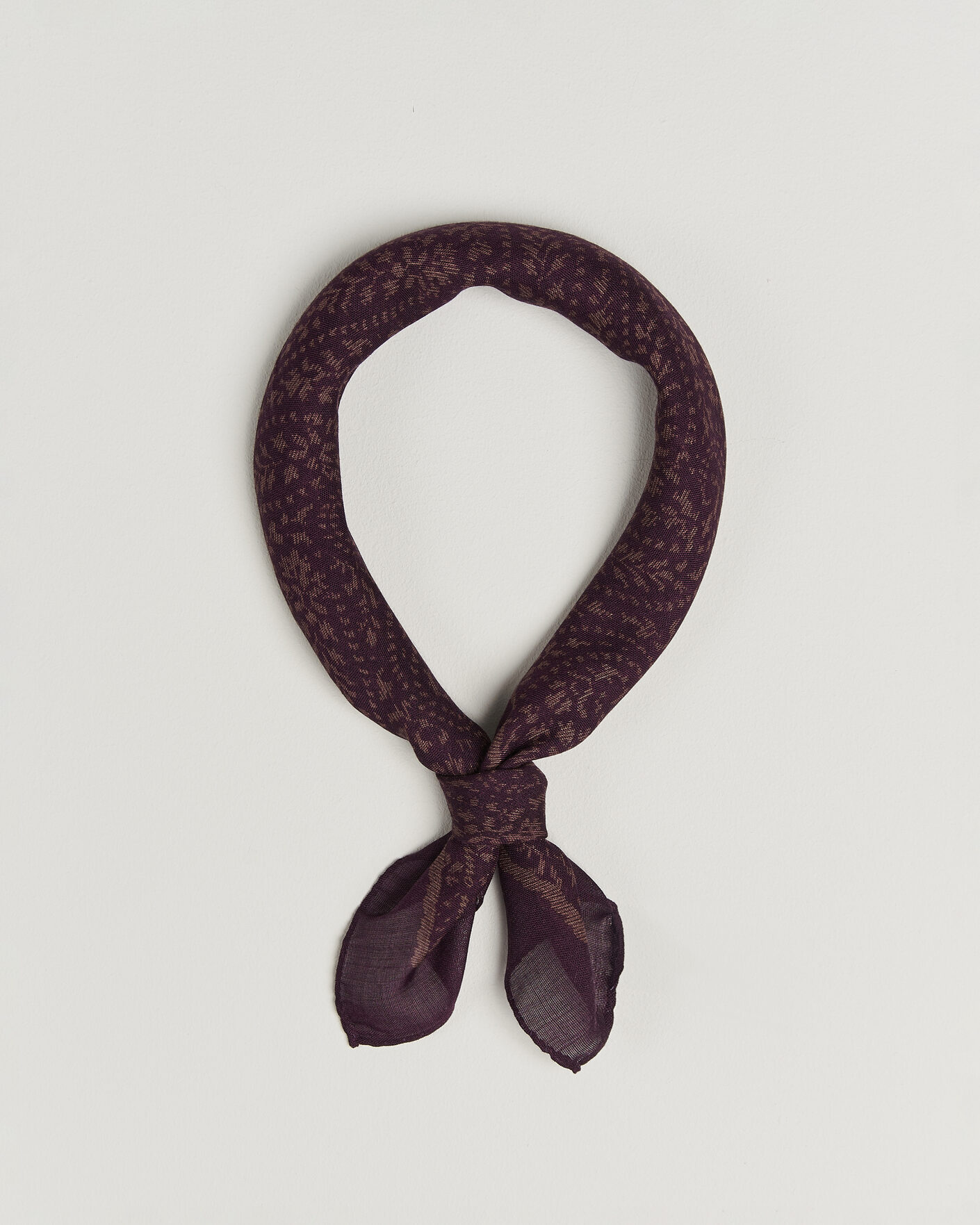 Herre | Scarves | Massimo Alba | Cashmere/Silk Bandana Burgundy