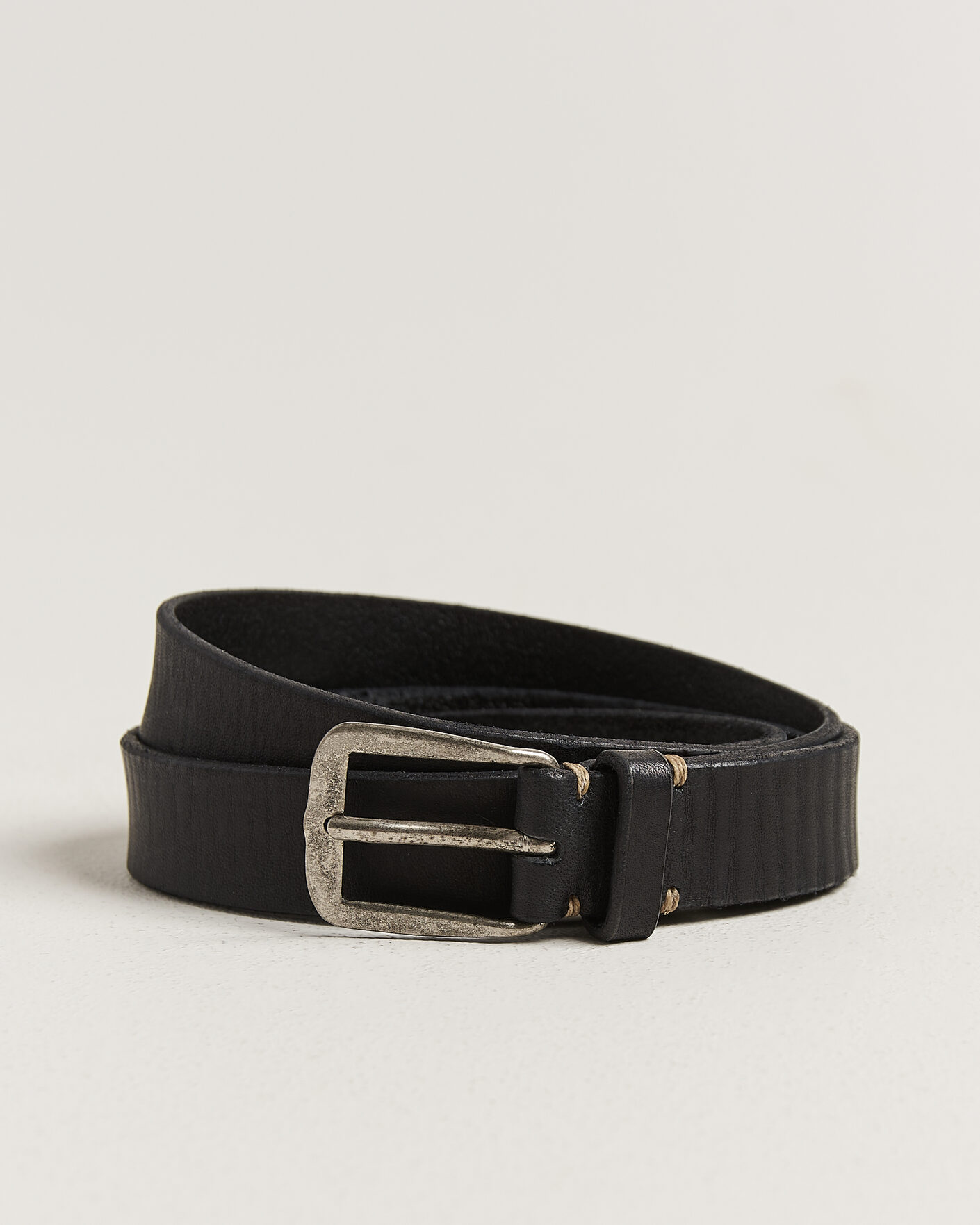 Herre | Belter | Massimo Alba | Budapest Belt Black Calf