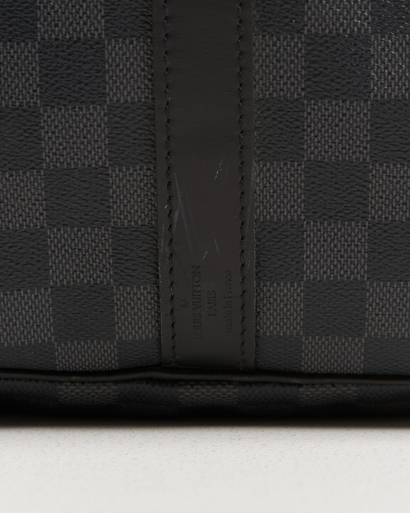 Herre | Pre-Owned & Vintage Bags | Louis Vuitton Pre-Owned | Keepall 55 Bandouliére Damier Graphite