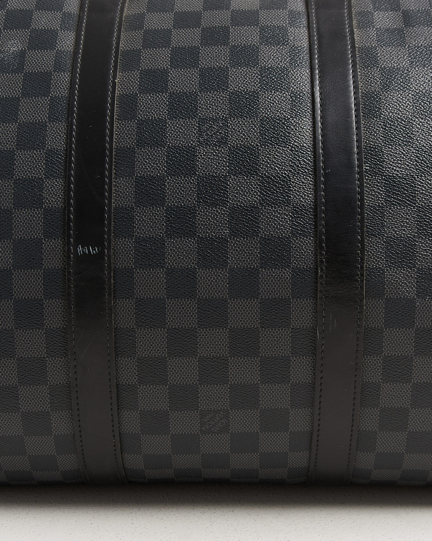 Herre | Pre-Owned & Vintage Bags | Louis Vuitton Pre-Owned | Keepall 55 Bandouliére Damier Graphite