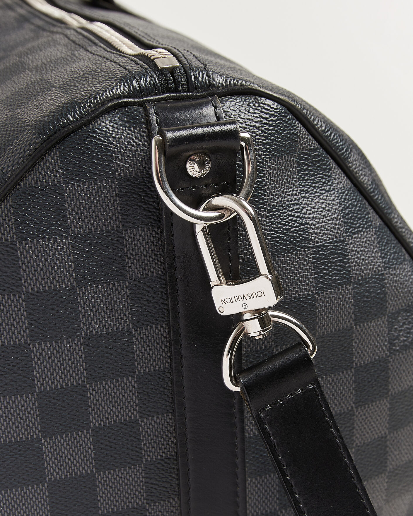 Herre | Pre-Owned & Vintage Bags | Louis Vuitton Pre-Owned | Keepall 55 Bandouliére Damier Graphite