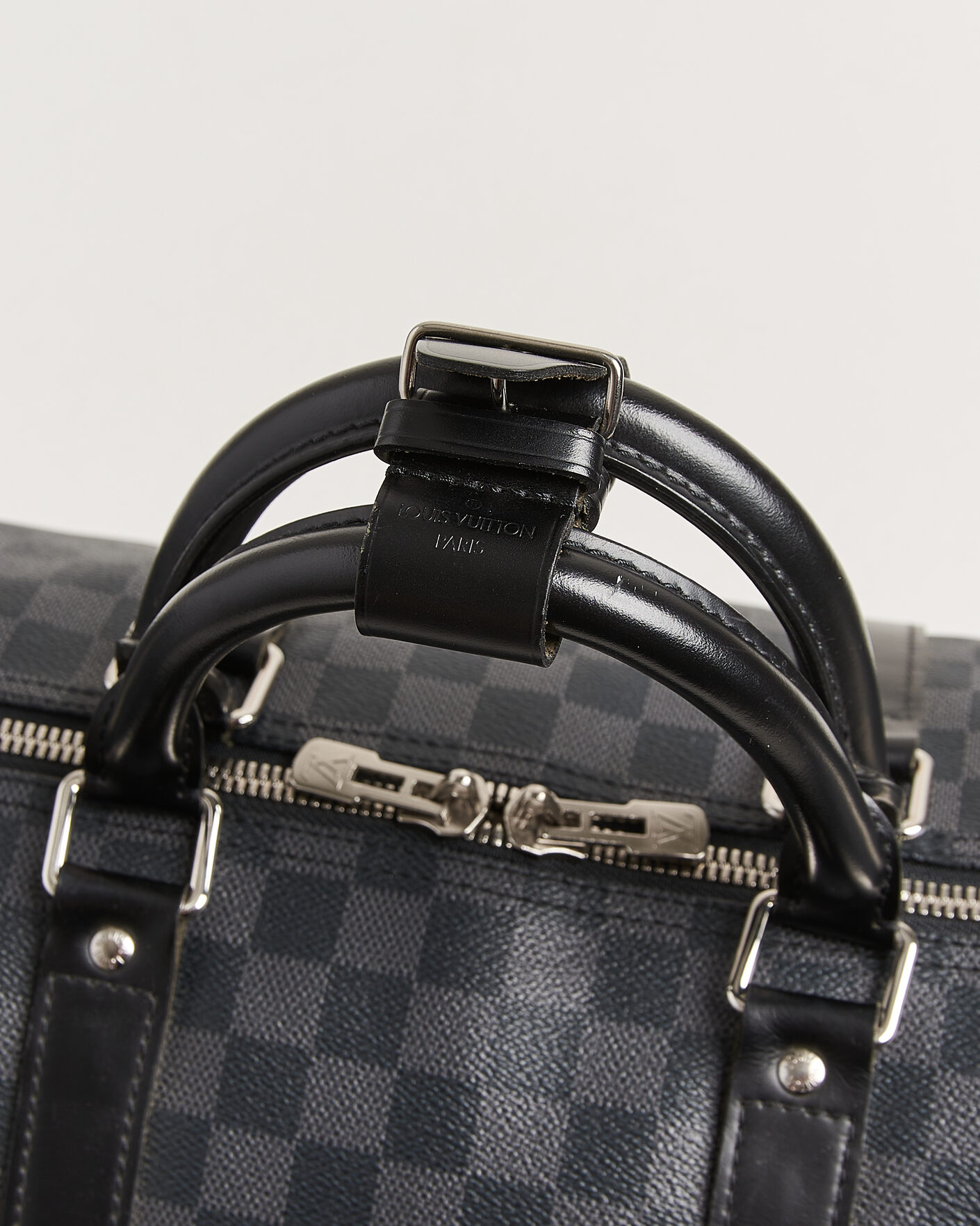 Herre | Pre-Owned & Vintage Bags | Louis Vuitton Pre-Owned | Keepall 55 Bandouliére Damier Graphite