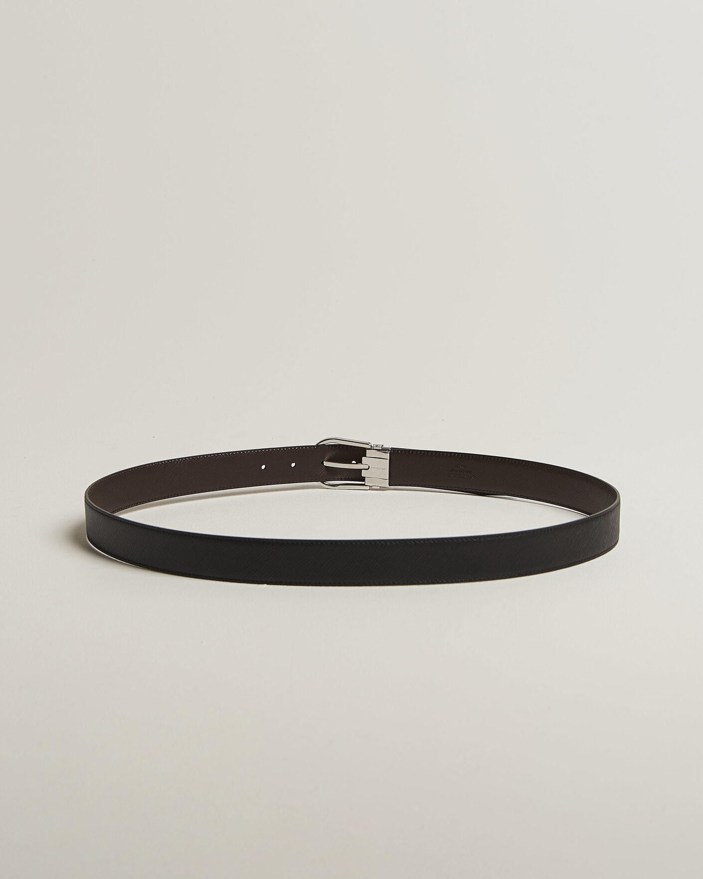 Herre | Belter | Montblanc | Sartoial Horseshoe 30mm Reversible Belt Black/Brown