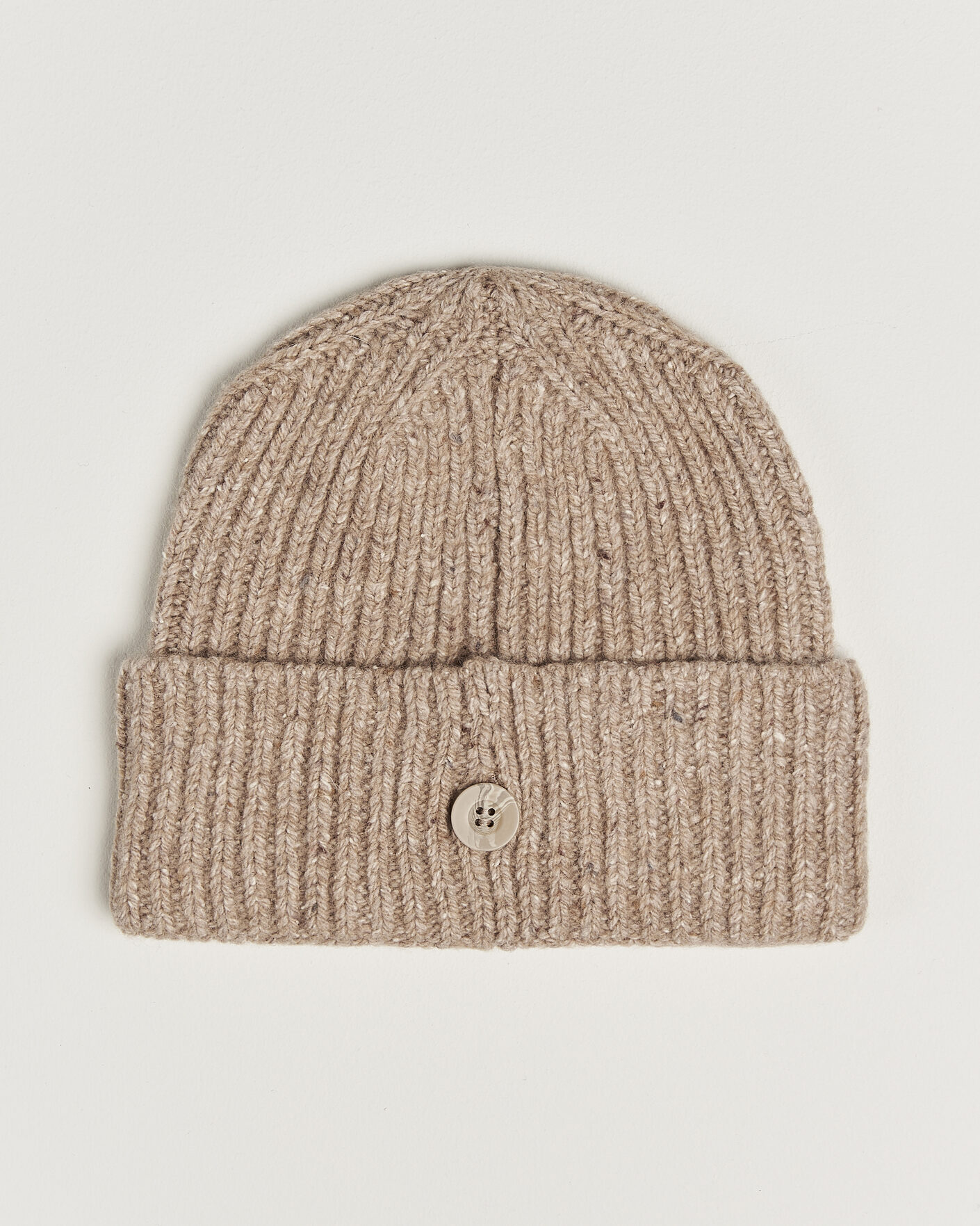 Herre | Luer | Carhartt WIP | Anglistic Wool/Cotton Beanie Specled Fleur De Sel