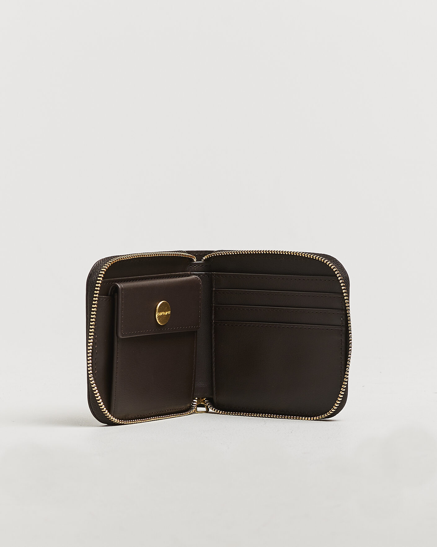 Herre | Lommebøker | Carhartt WIP | Leather Zip Wallet Tobacco