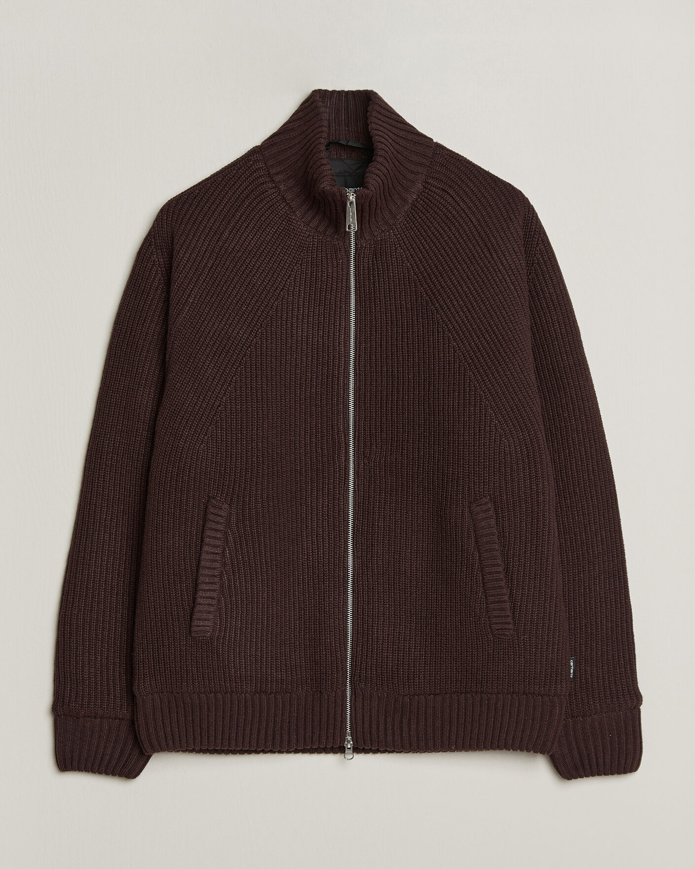 Herre | Gensere | Carhartt WIP | Bandley Padded Wool Mix Full Zip Palisander Brown