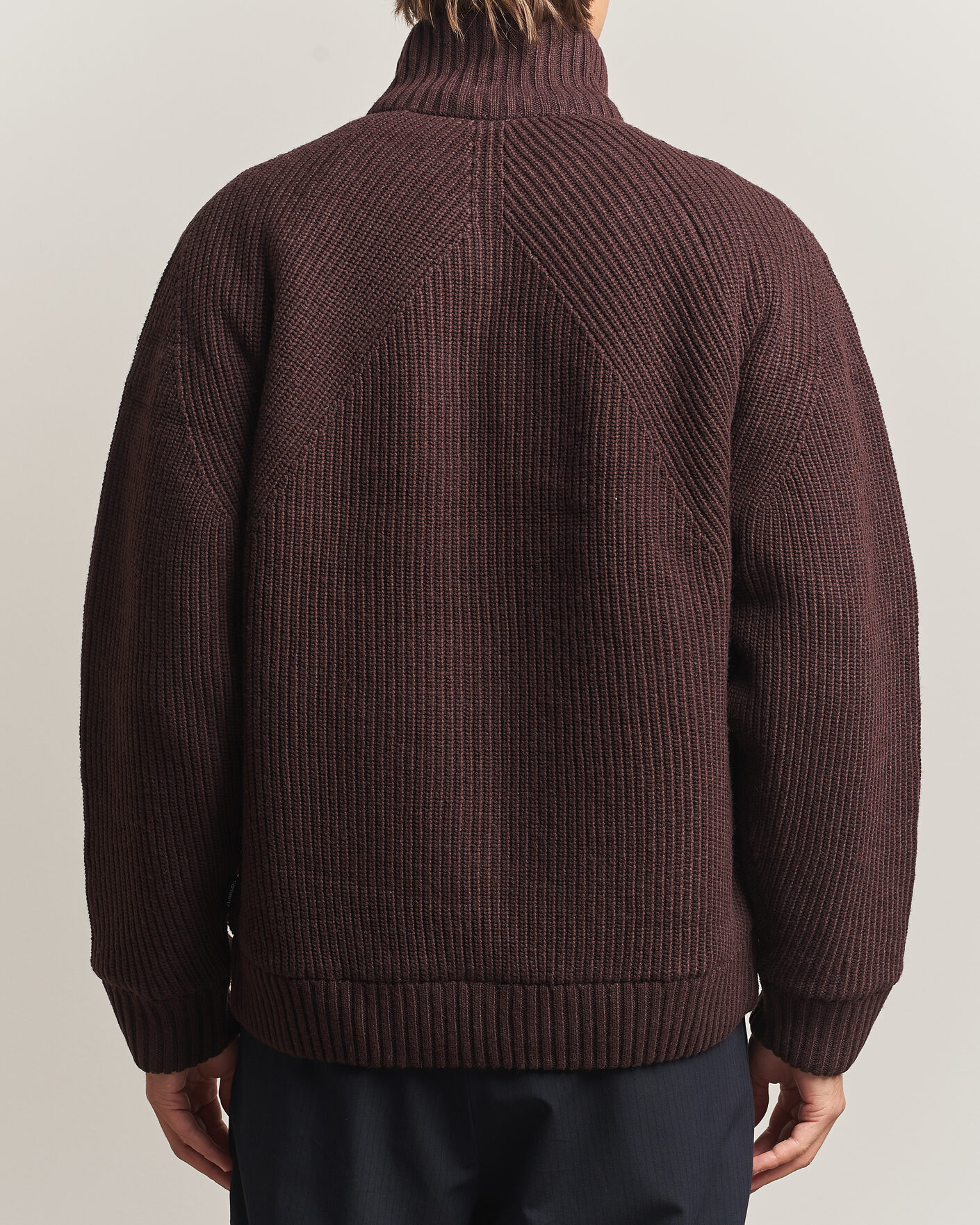 Herre | Gensere | Carhartt WIP | Bandley Padded Wool Mix Full Zip Palisander Brown