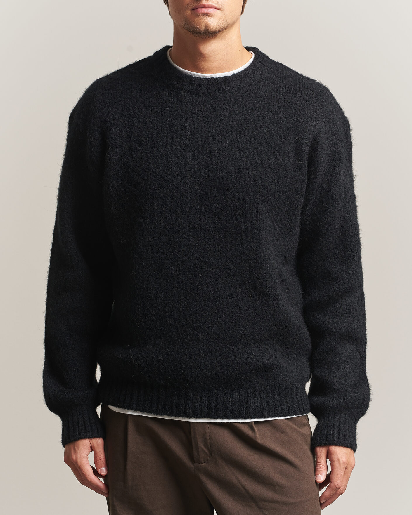 Herre | Gensere | Carhartt WIP | Merton Knitted Alpaca Sweater Black