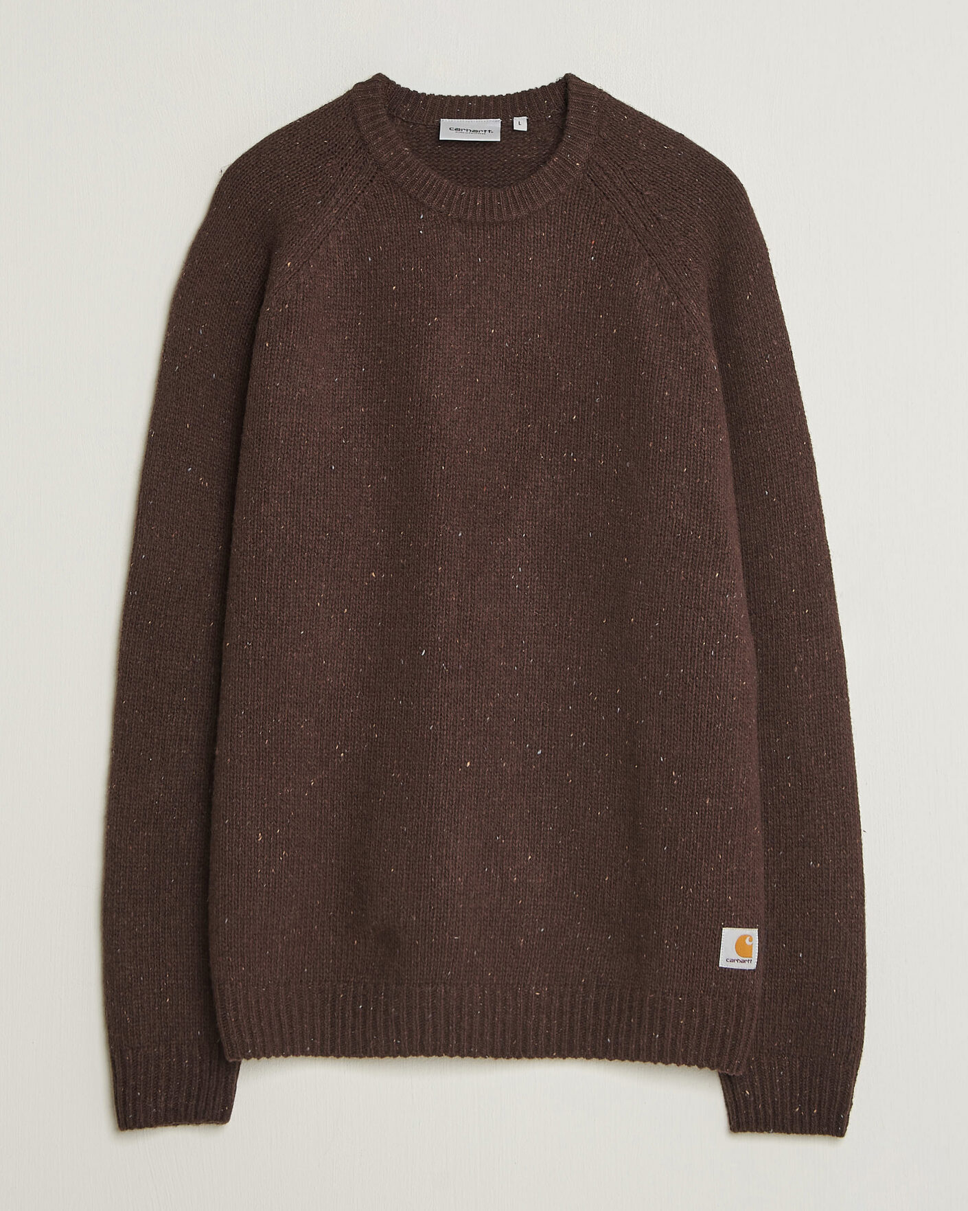 Herre | Gensere | Carhartt WIP | Anglistic Wool/Cotton Sweater Tobacco