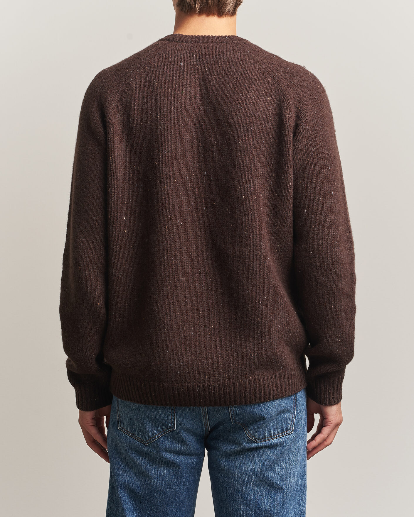 Herre | Gensere | Carhartt WIP | Anglistic Wool/Cotton Sweater Tobacco