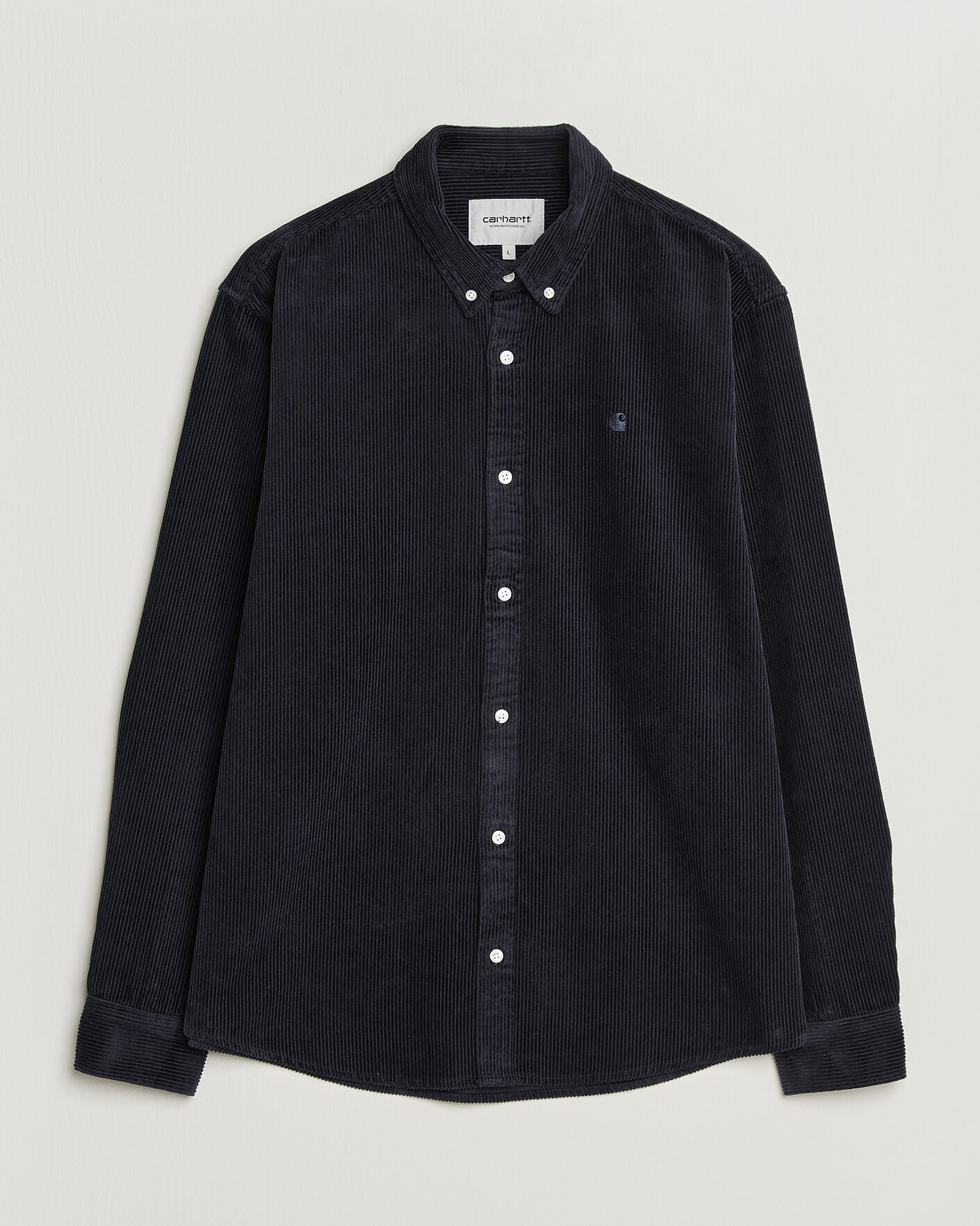 Herre | Skjorter | Carhartt WIP | Madison Cord Shirt Dark Navy