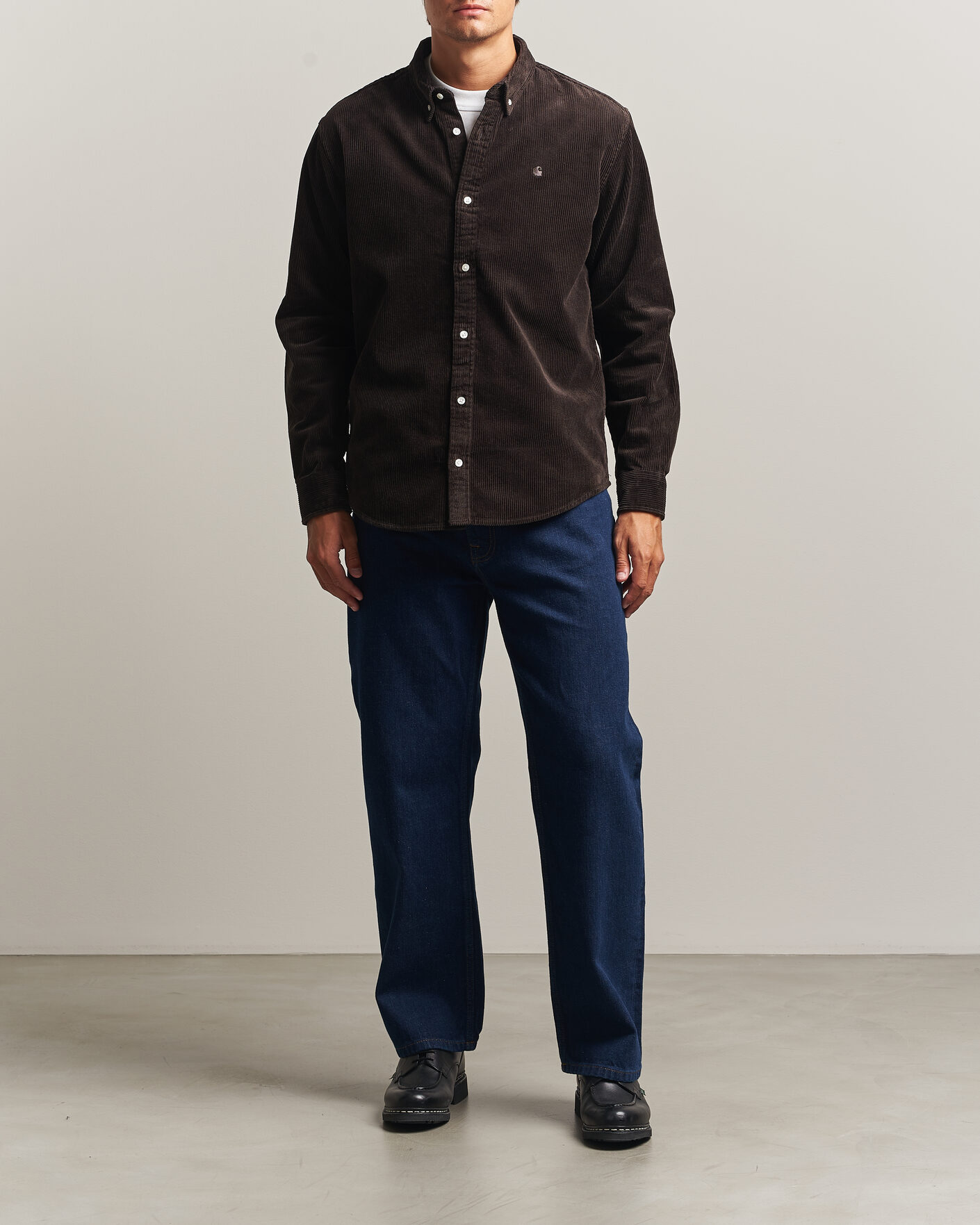 Herre | Skjorter | Carhartt WIP | Madison Cord Shirt Tobacco
