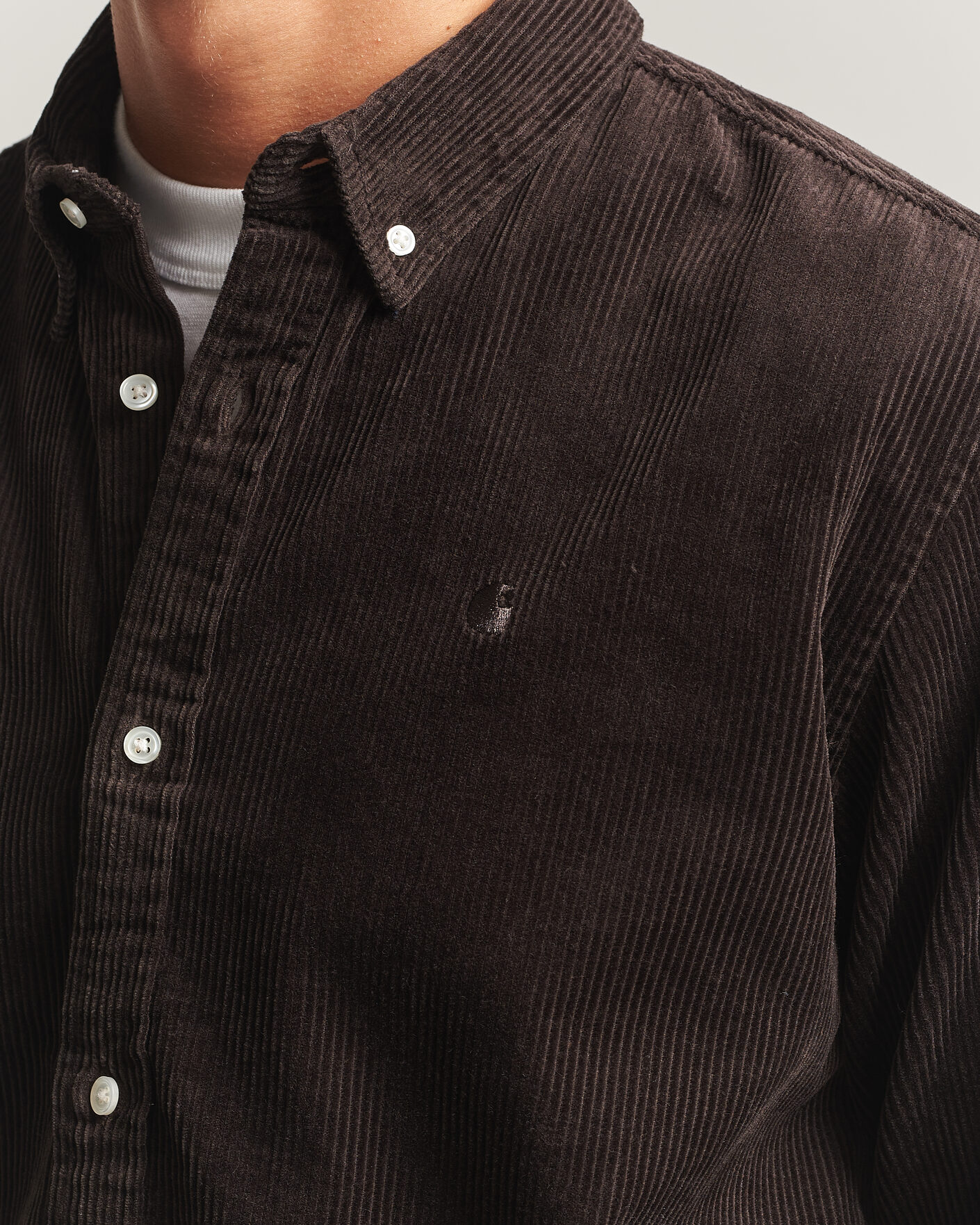 Herre | Skjorter | Carhartt WIP | Madison Cord Shirt Tobacco