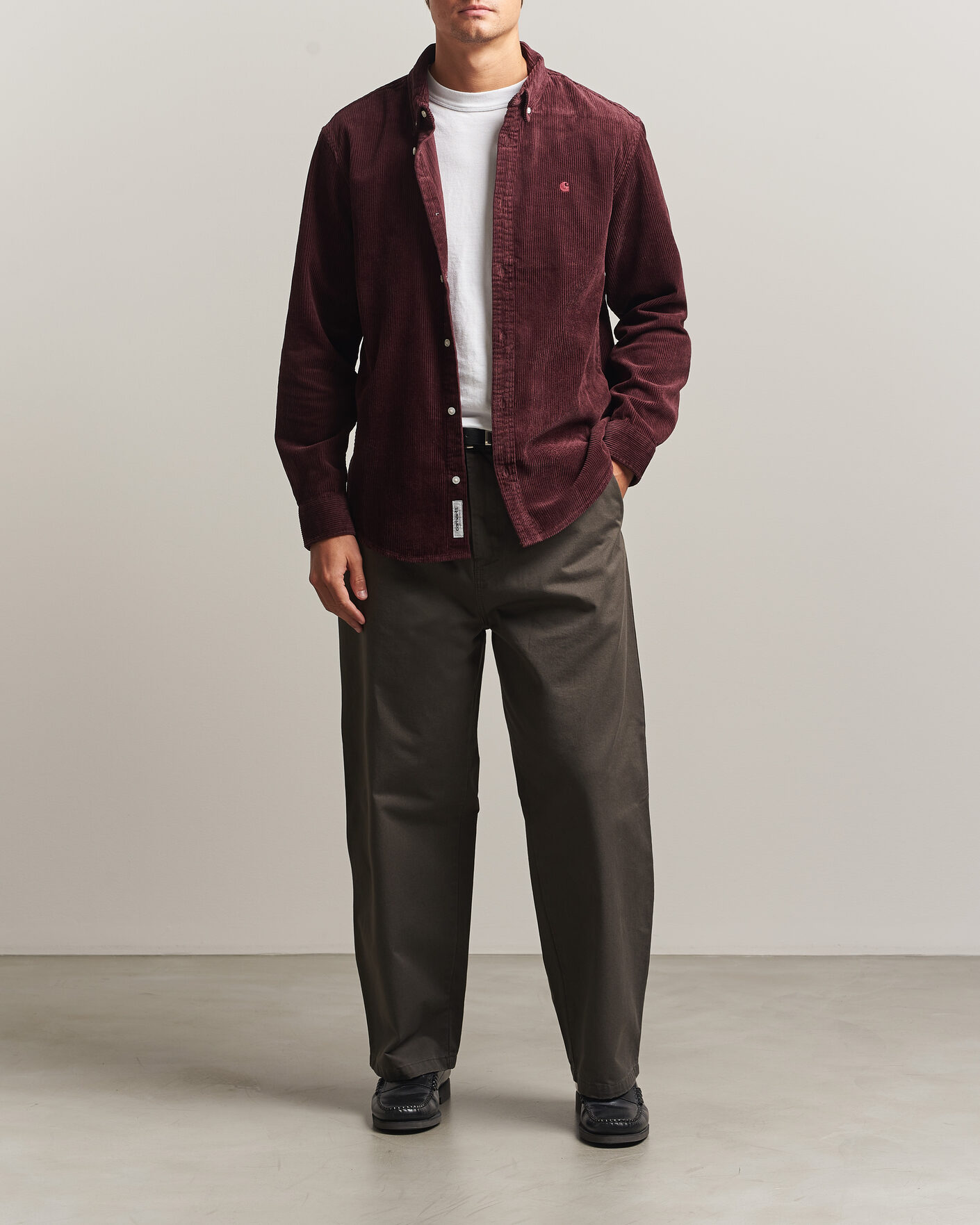 Herre | Bukser | Carhartt WIP | Brady Pants Shungite