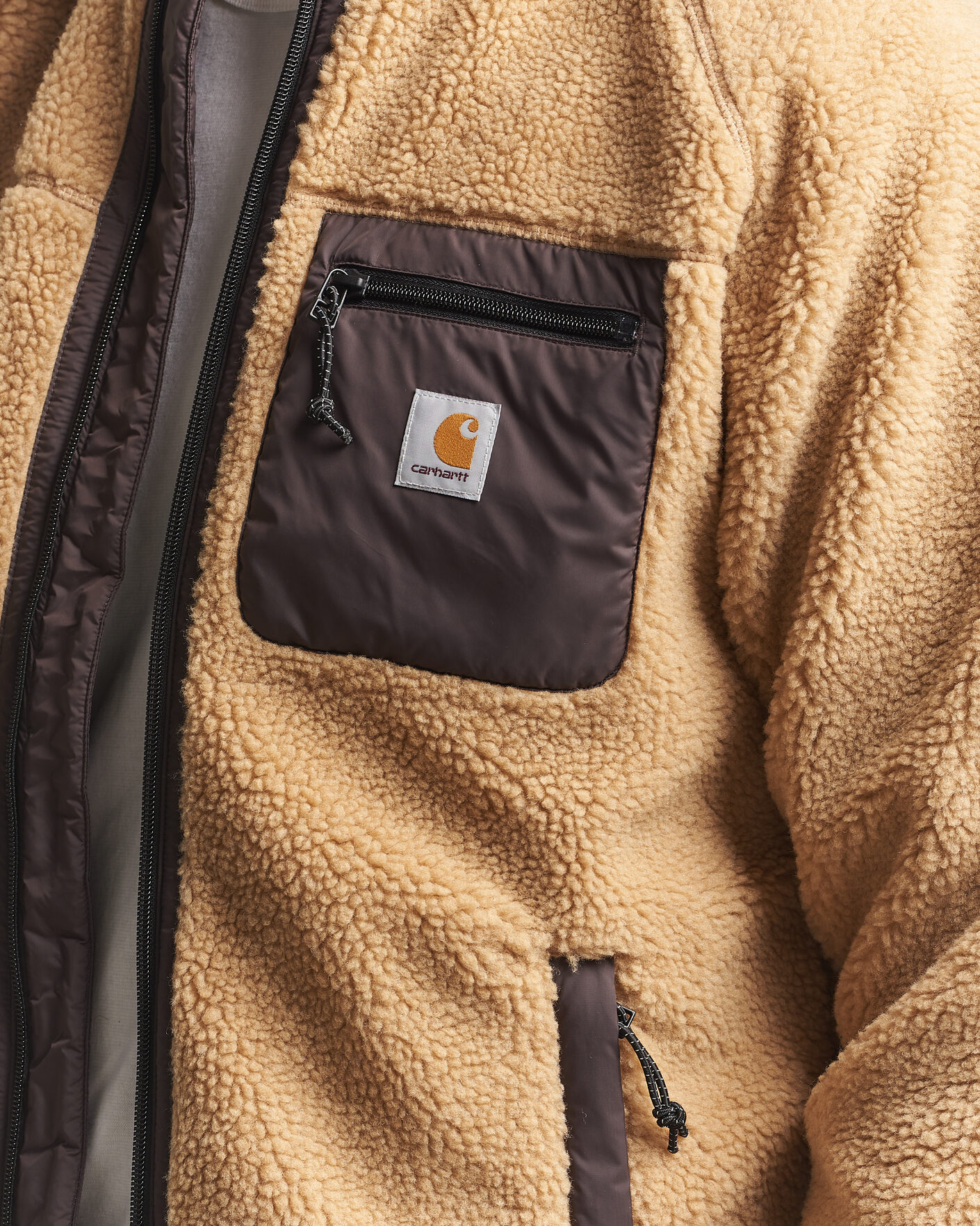 Herre | Gensere | Carhartt WIP | Prentis Pile Liner Whip H Brown
