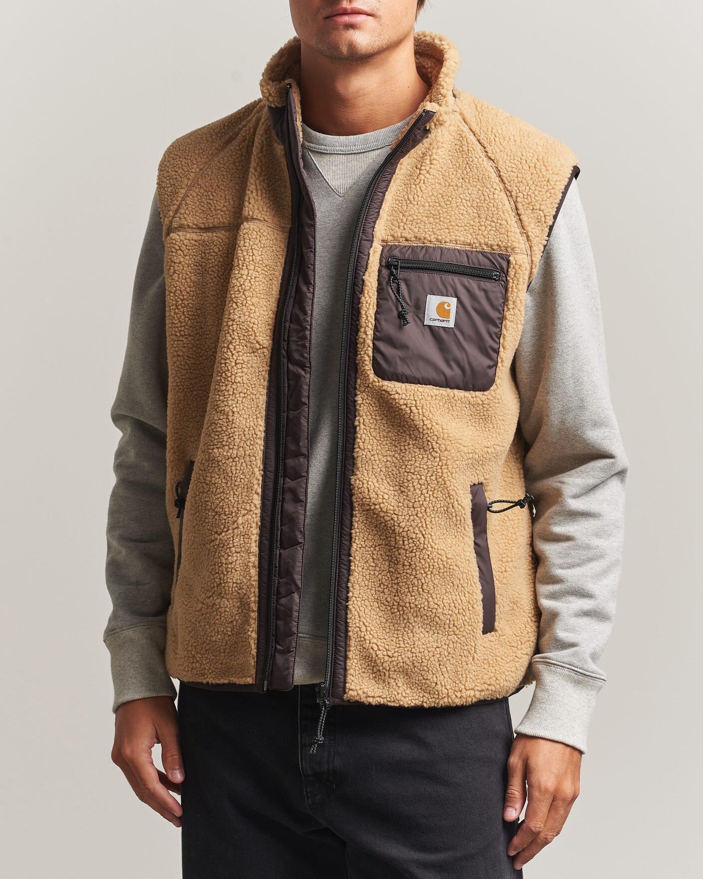 Herre | Vester | Carhartt WIP | Prentis Pile Vest Tobacco
