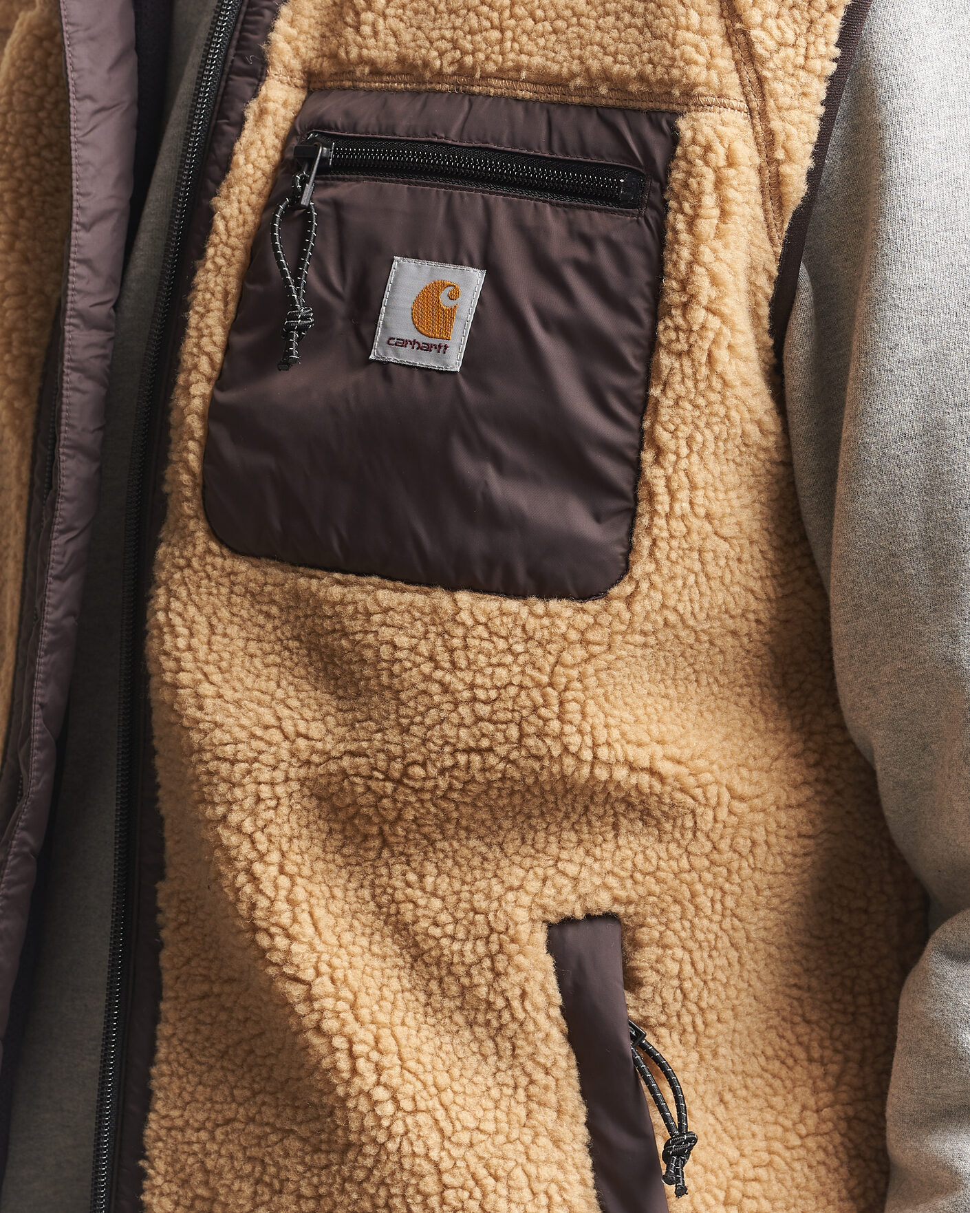 Herre | Vester | Carhartt WIP | Prentis Pile Vest Tobacco