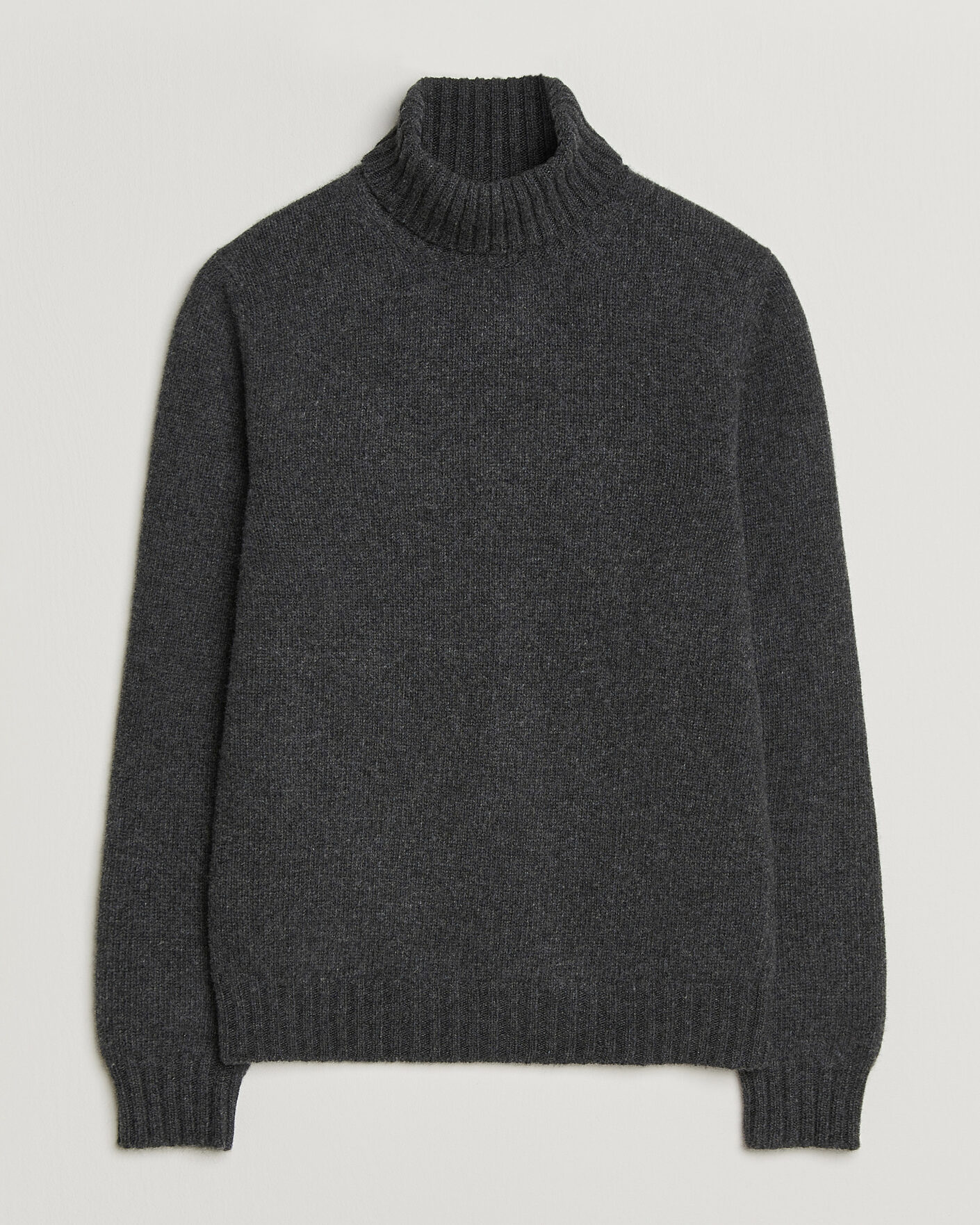 Herre | Gensere | Fedeli | Wool/Cashmere Rollneck Anthracite