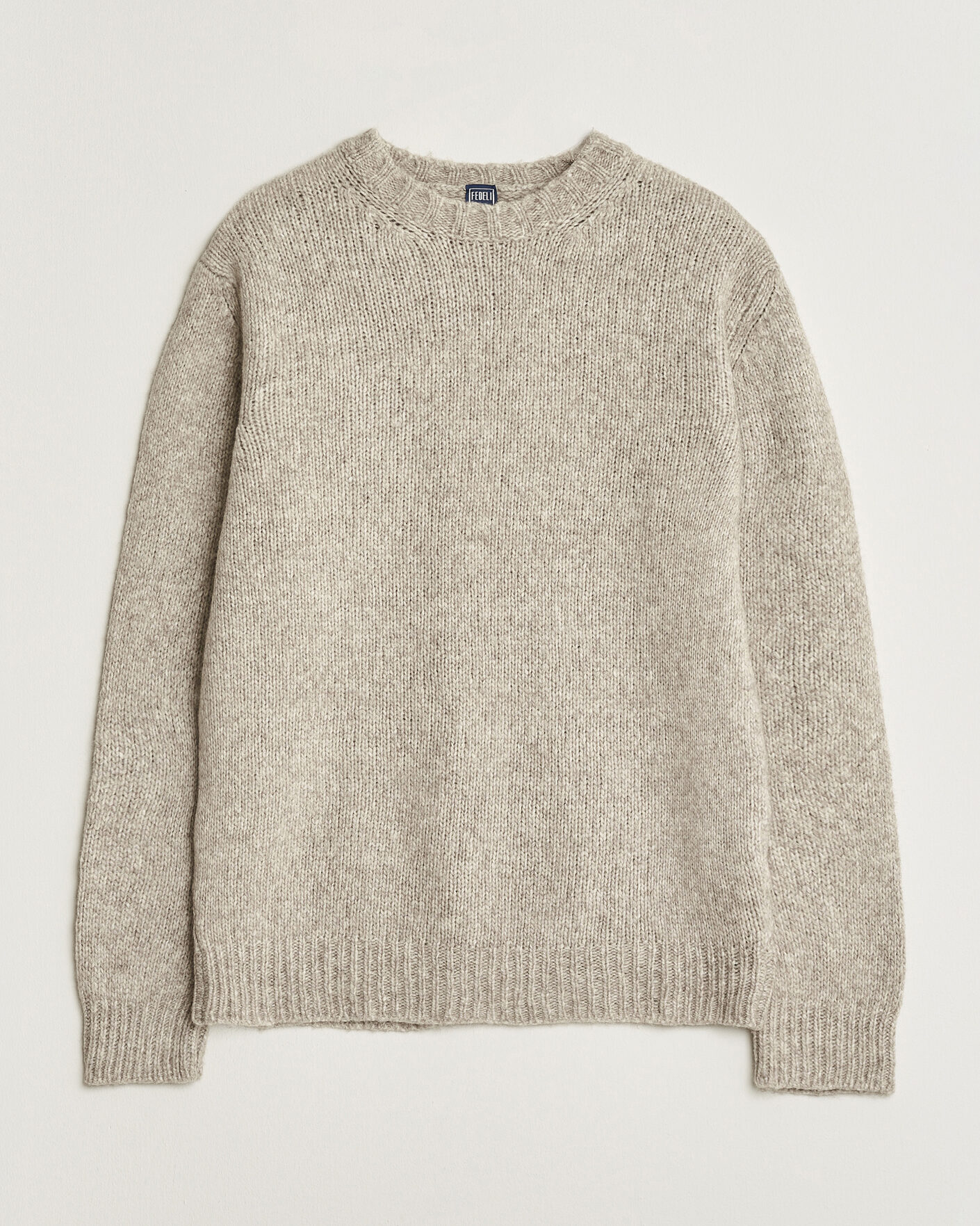 Herre | Gensere | Fedeli | Yak Blend Sweater Beige Melange