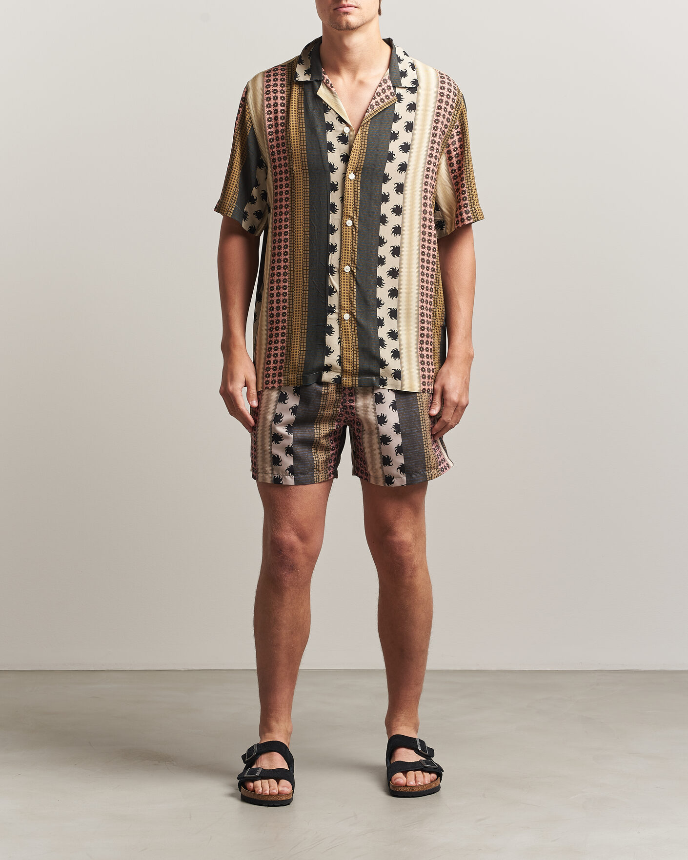 Herre | Badeshorts | OAS | Printed Swimshorts Multi