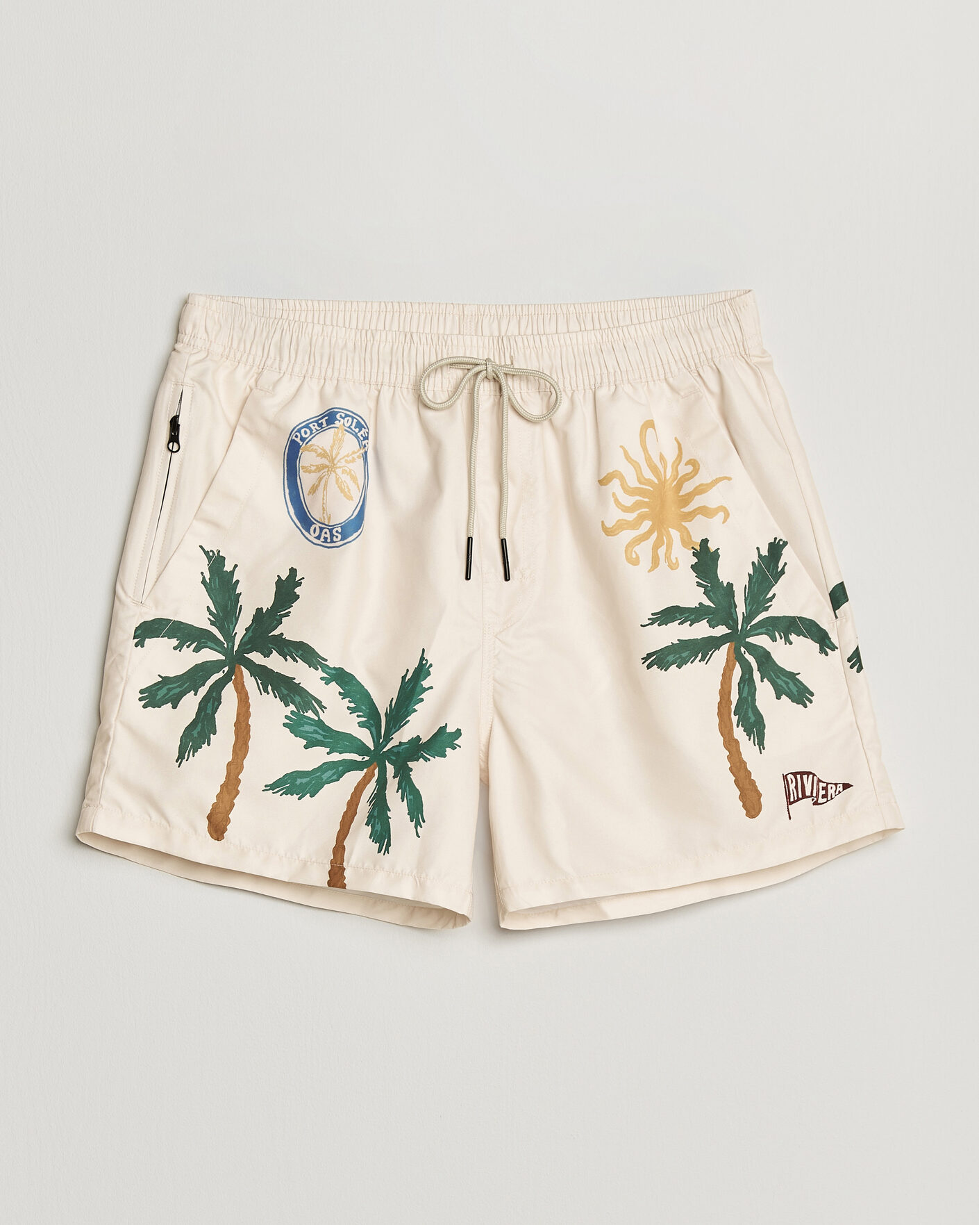 Herre | Badeshorts | OAS | Printed Swimshorts Multi