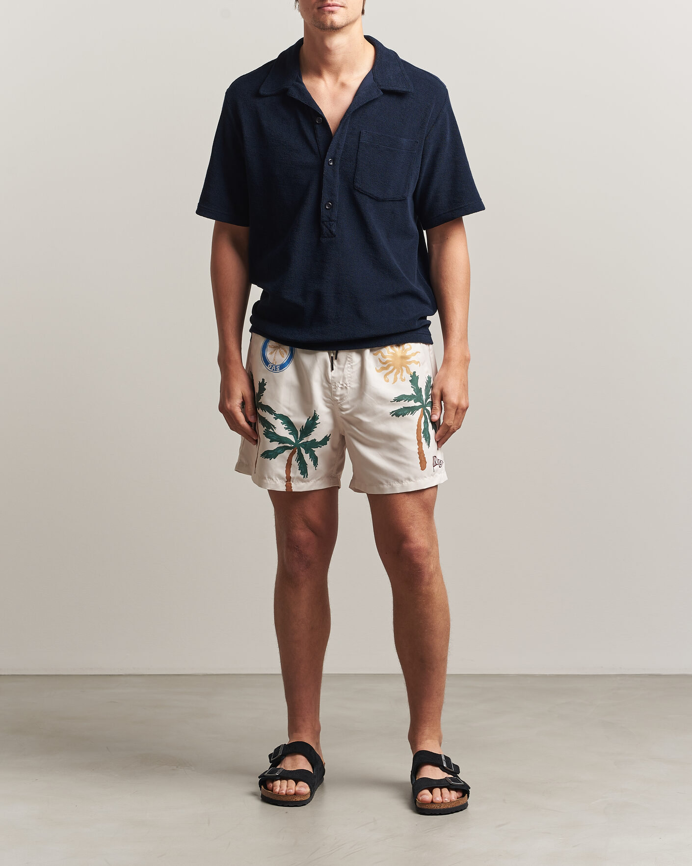 Herre | Badeshorts | OAS | Printed Swimshorts Multi