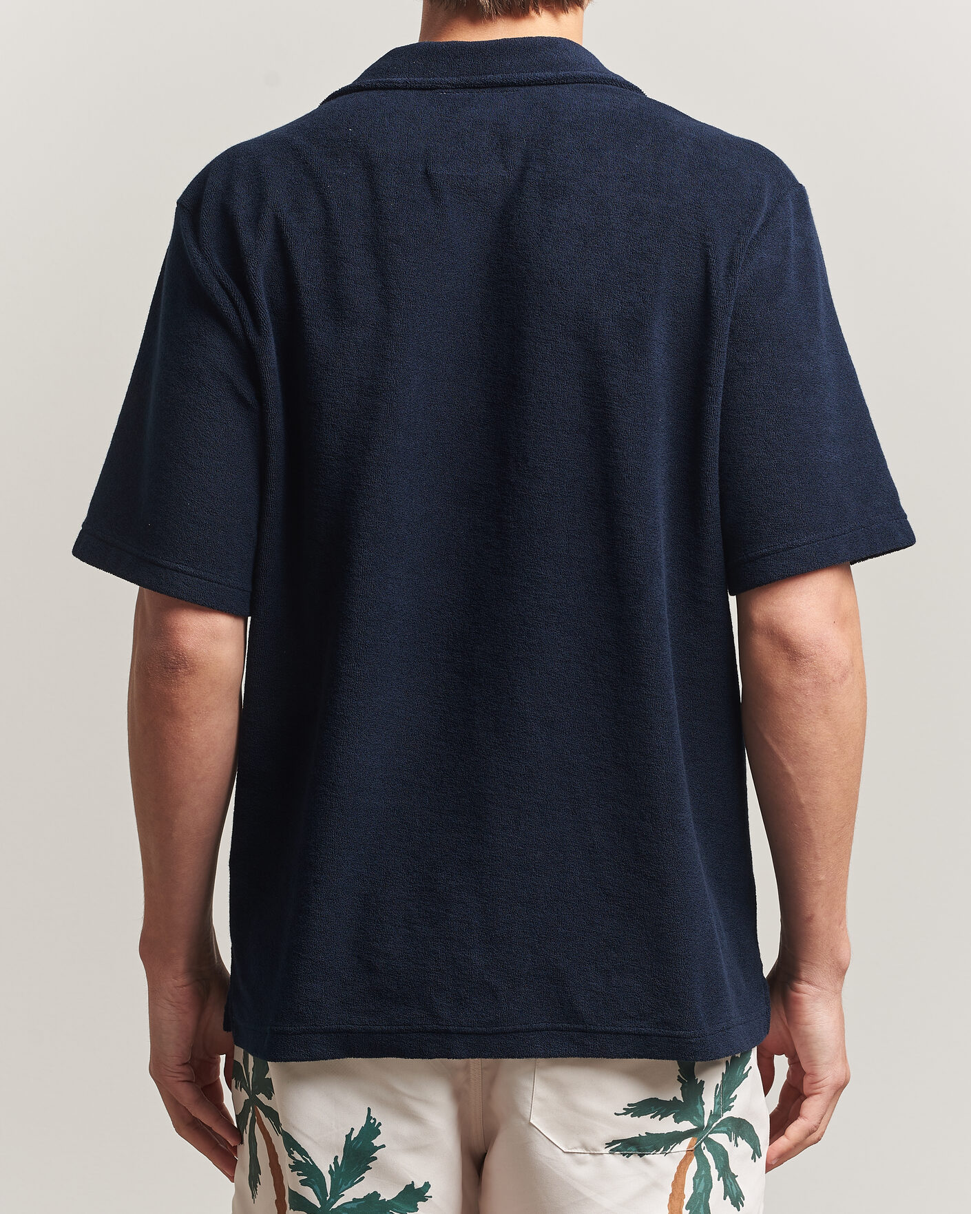 Herre | Pikéer | OAS | Novo Regular Fit Terry Polo Dark Blue
