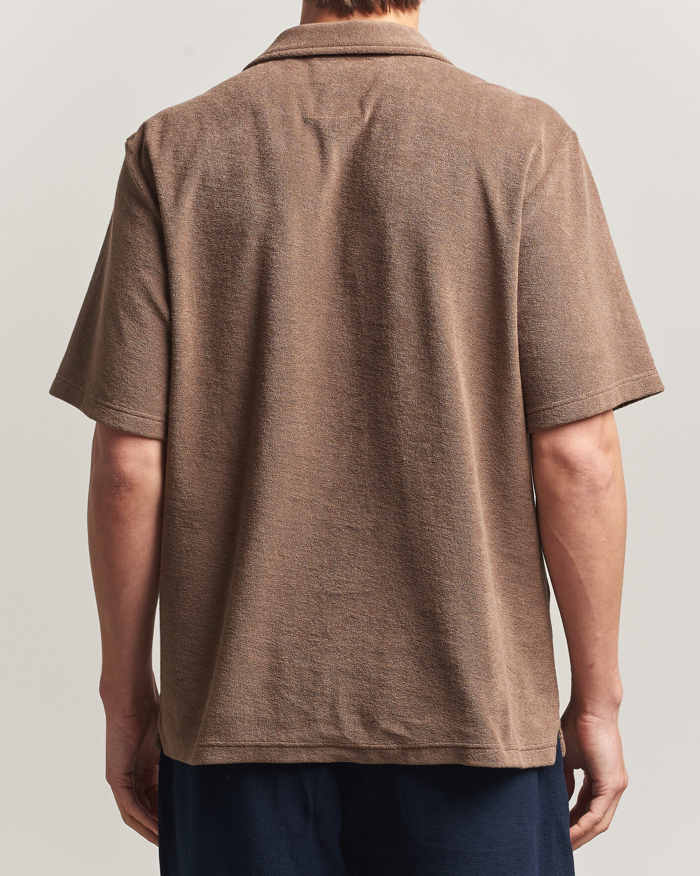 Herre | Pikéer | OAS | Novo Regular Fit Terry Polo Brown
