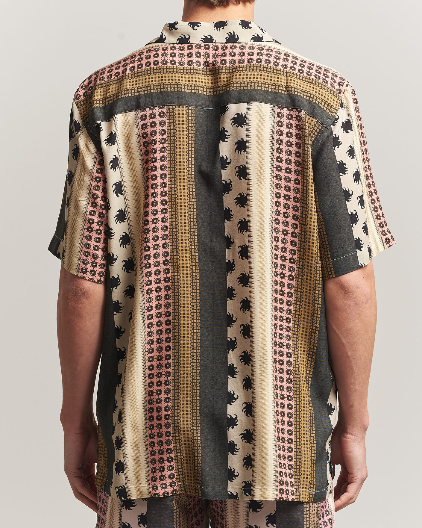 Herre | Skjorter | OAS | Mixset Rocco Printed Cuba Short Sleeve Shirt Multi