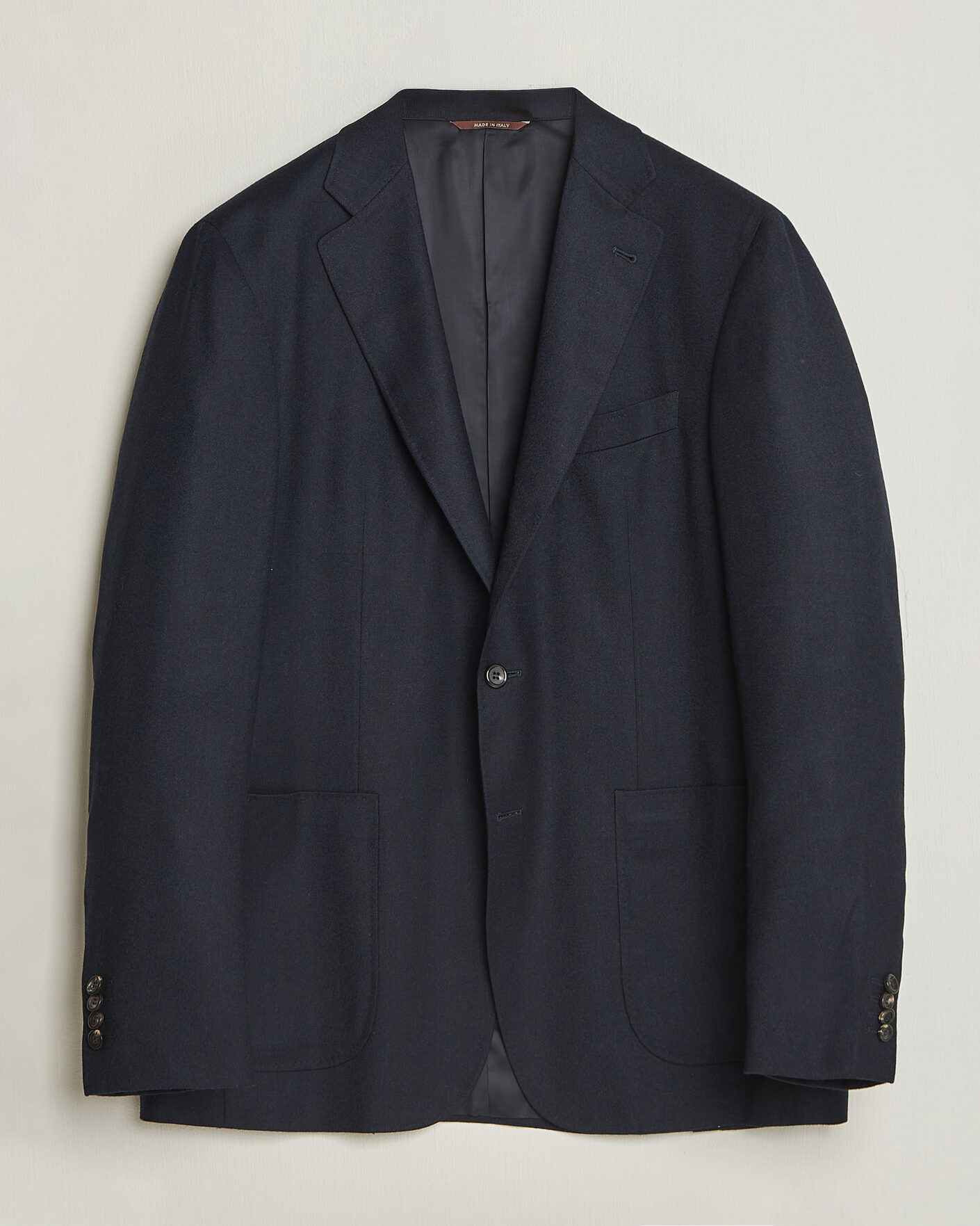Herre | Dressjakker | Canali | Kei Impeccabile Flannel Blazer Navy