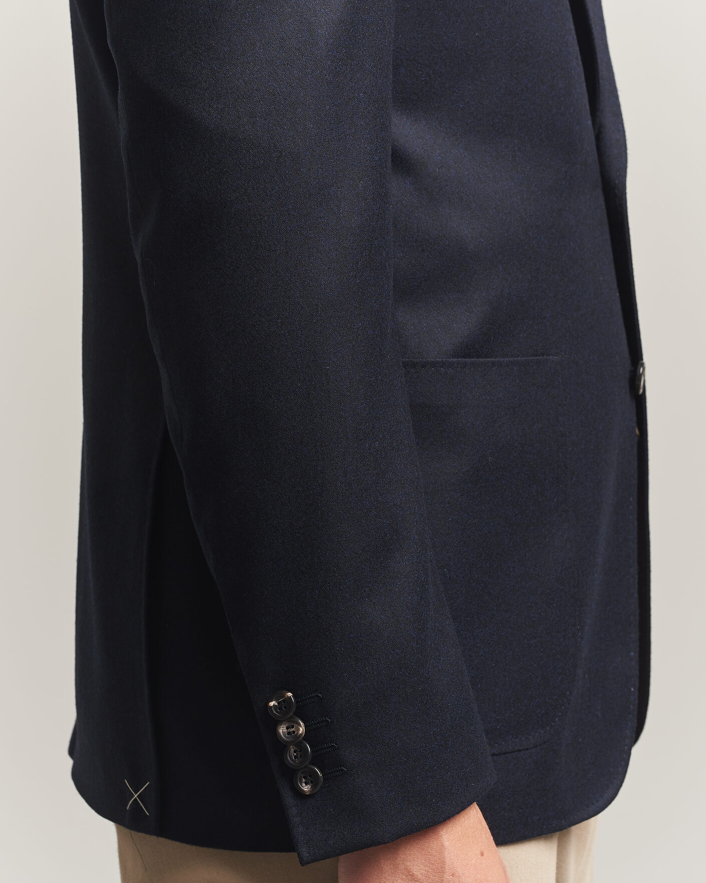 Herre | Dressjakker | Canali | Kei Impeccabile Flannel Blazer Navy