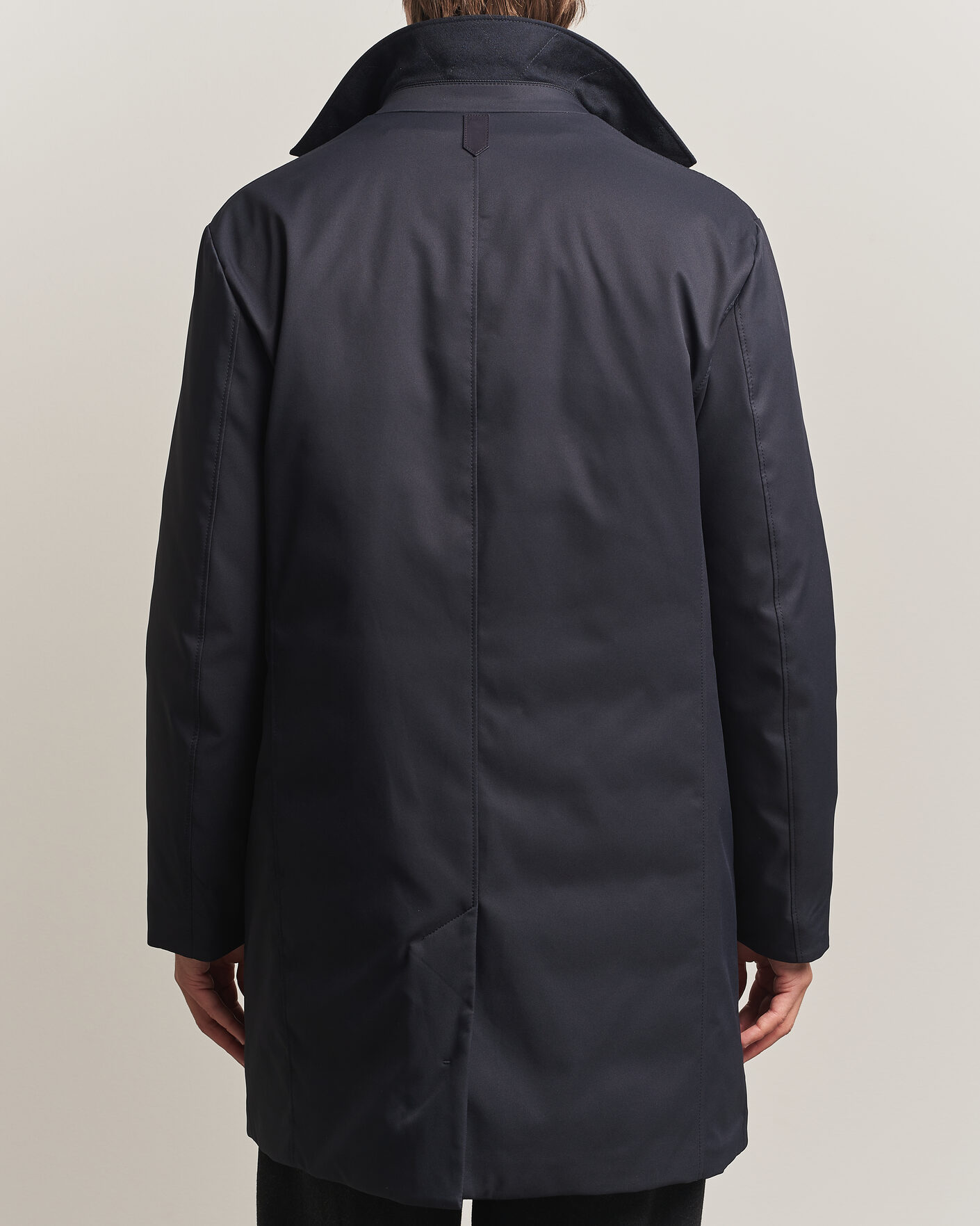 Herre | Jakker | Canali | Zip Liner Down Coat Navy